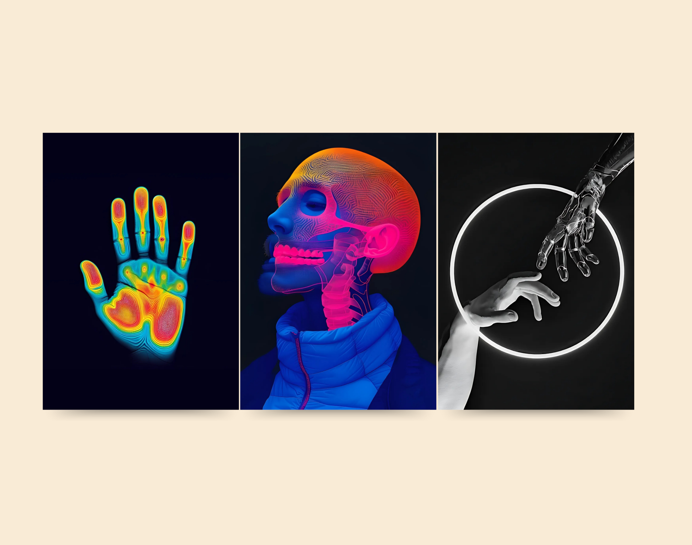 "HUMAN VS ROBOT"- Shiny & Sturdy Metallic Poster Art That Pops & Sticks