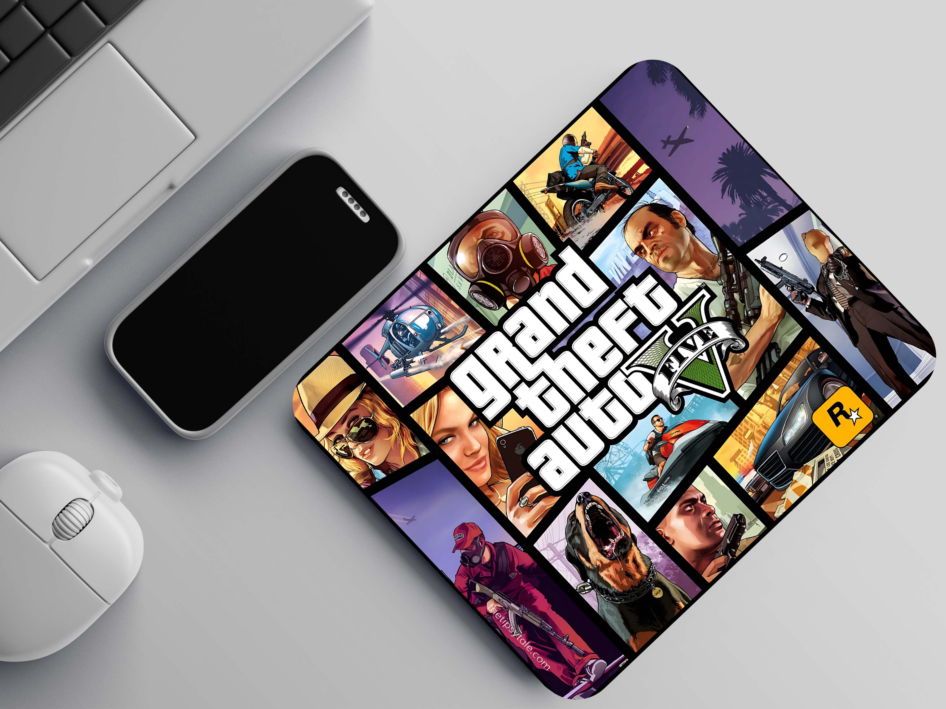 "GTA5" Mousepad Enhance Your Workspace with Style