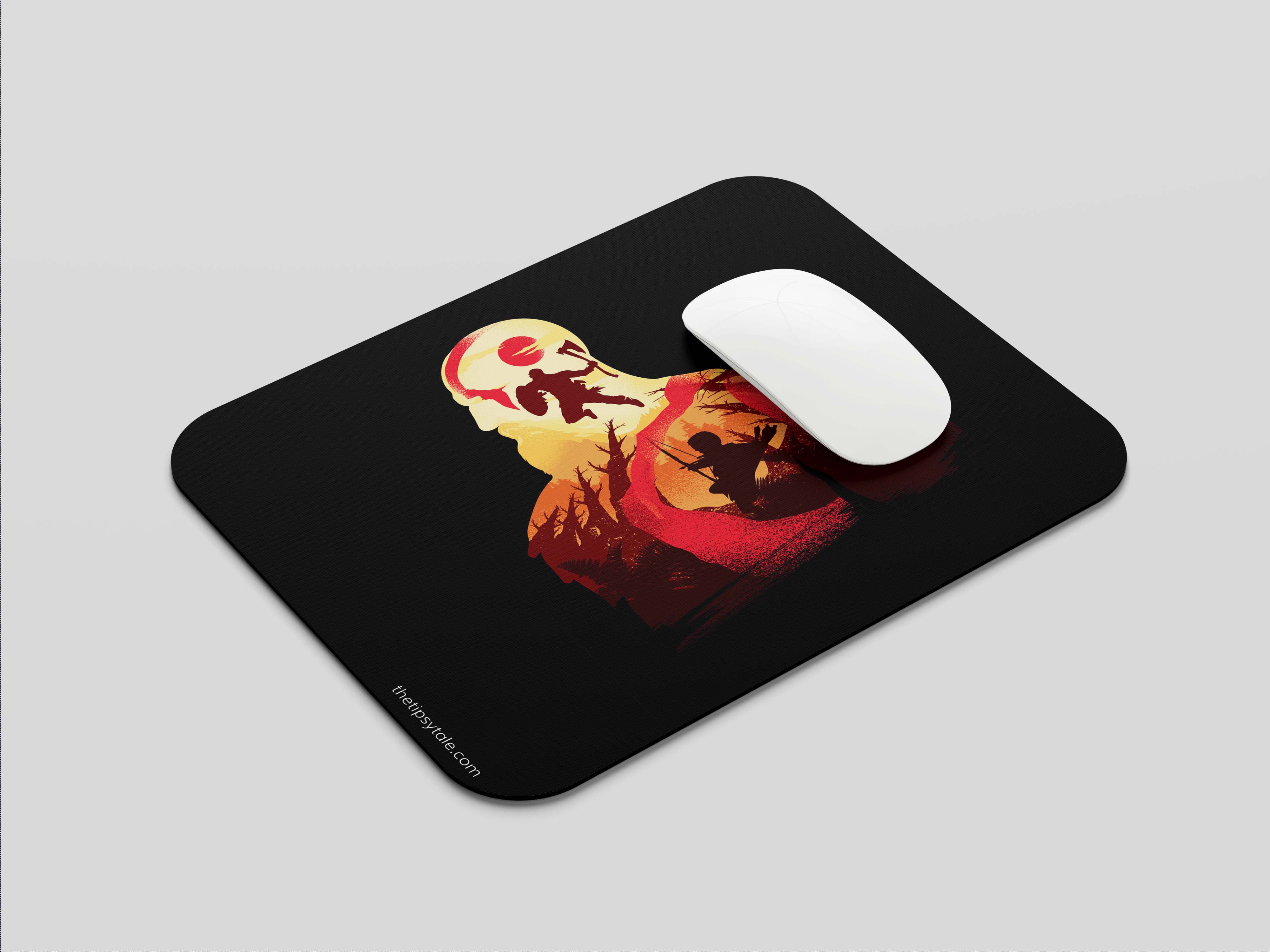 "KRATOS: GOD OF WAR GAMING" Mousepad Enhance Your Workspace with Style