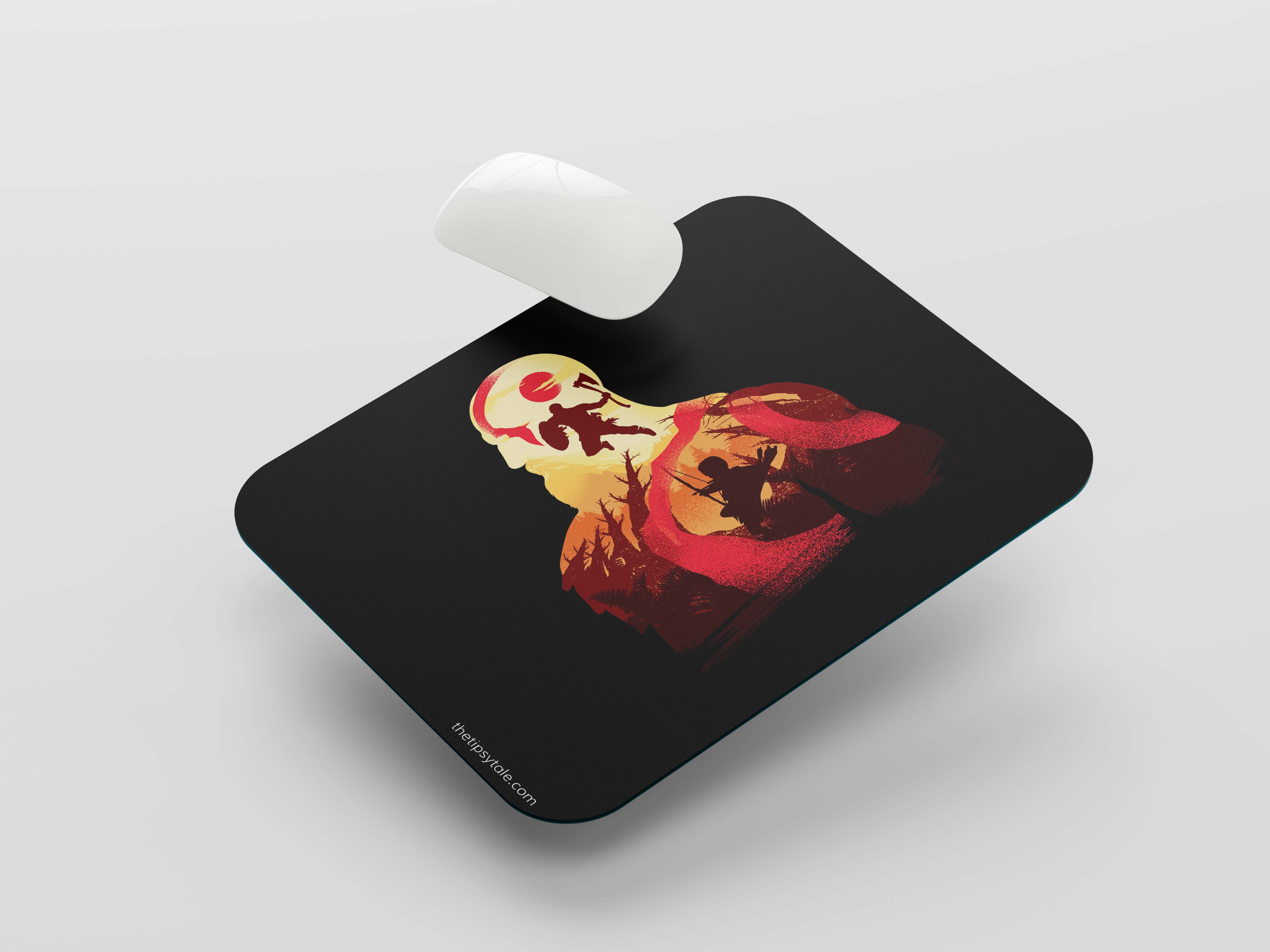 "KRATOS: GOD OF WAR GAMING" Mousepad Enhance Your Workspace with Style
