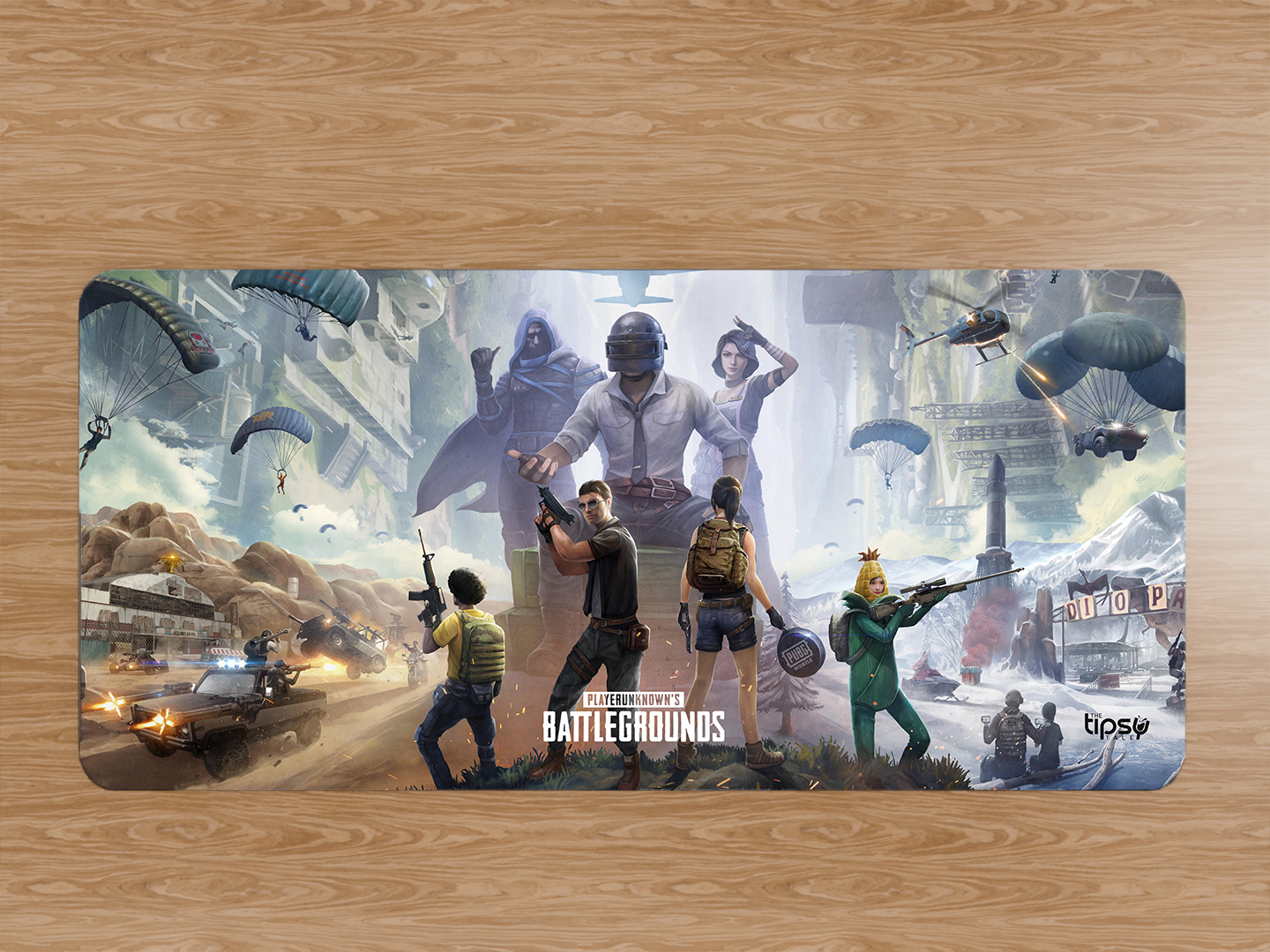 "BATTLEGROUNDS- GAMING IN THE WILD" Gaming Mousepad- Elevate Your Gaming Experience