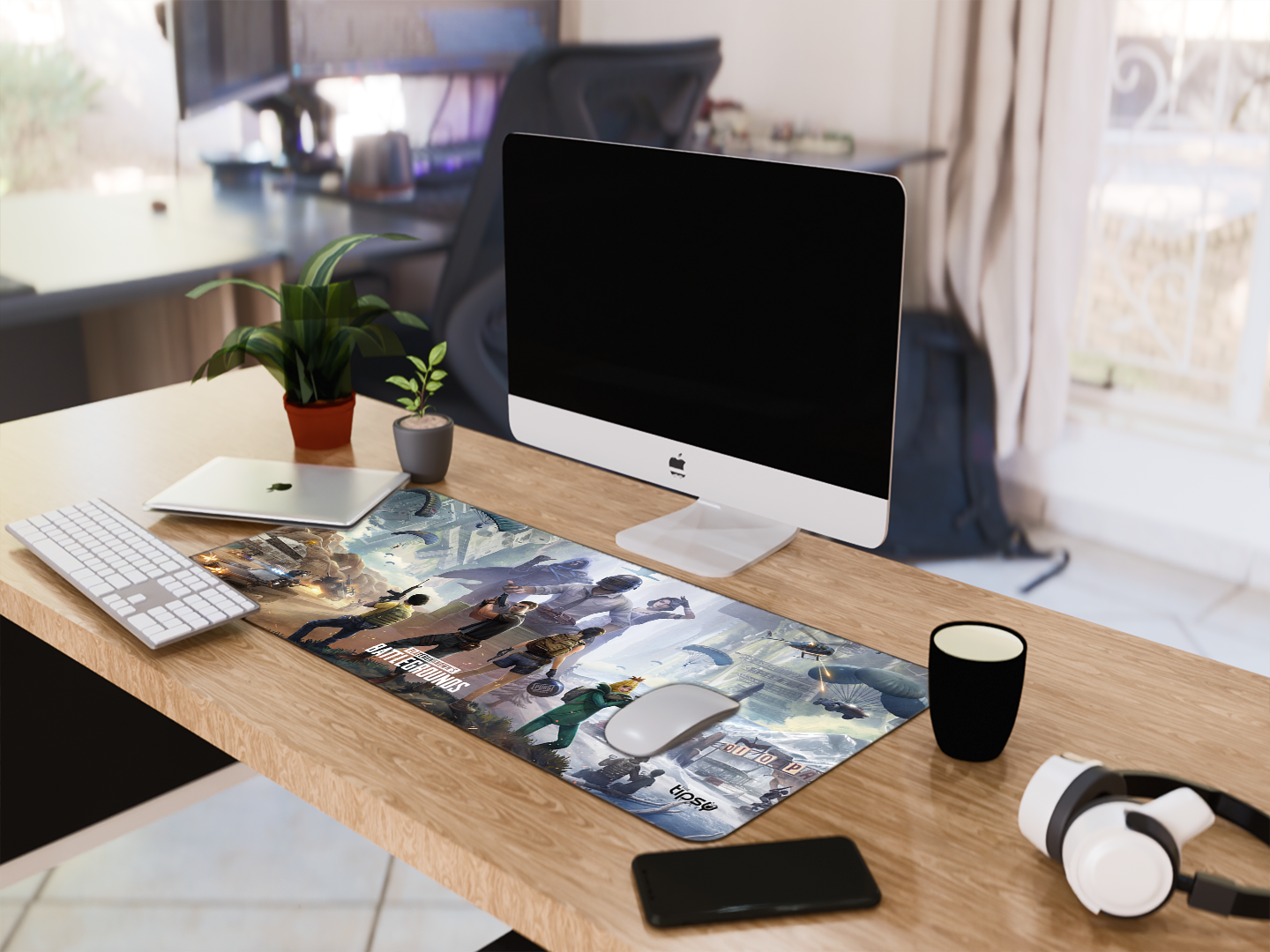 "BATTLEGROUNDS- GAMING IN THE WILD" Gaming Mousepad- Elevate Your Gaming Experience