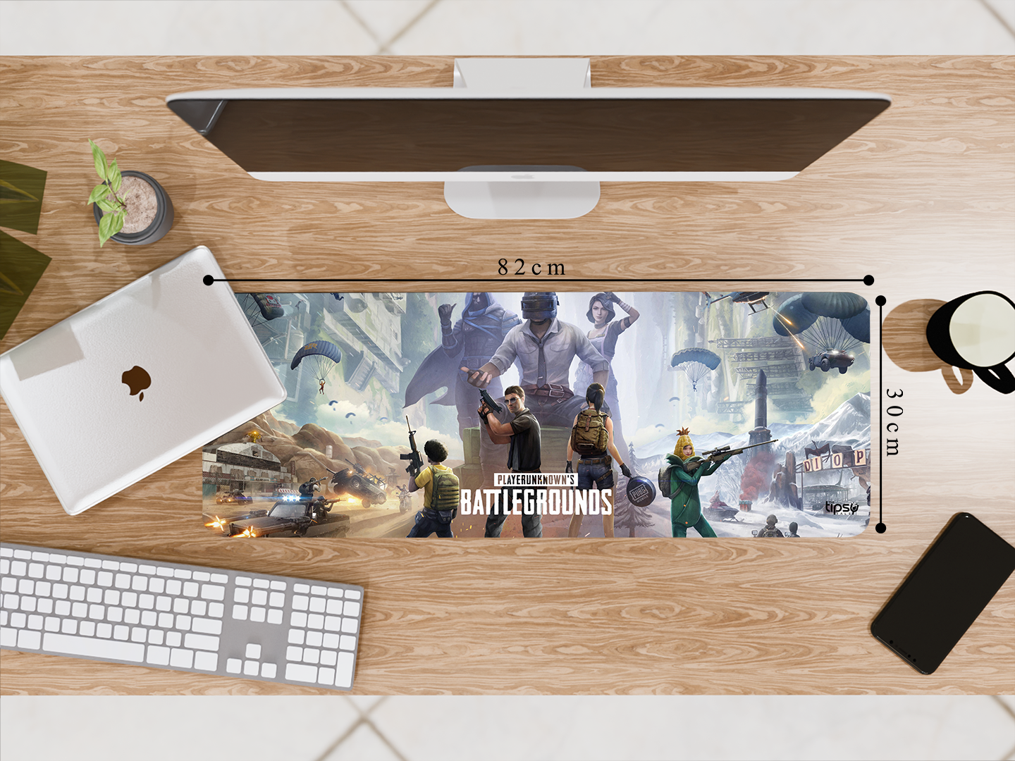 "BATTLEGROUNDS- GAMING IN THE WILD" Gaming Mousepad- Elevate Your Gaming Experience