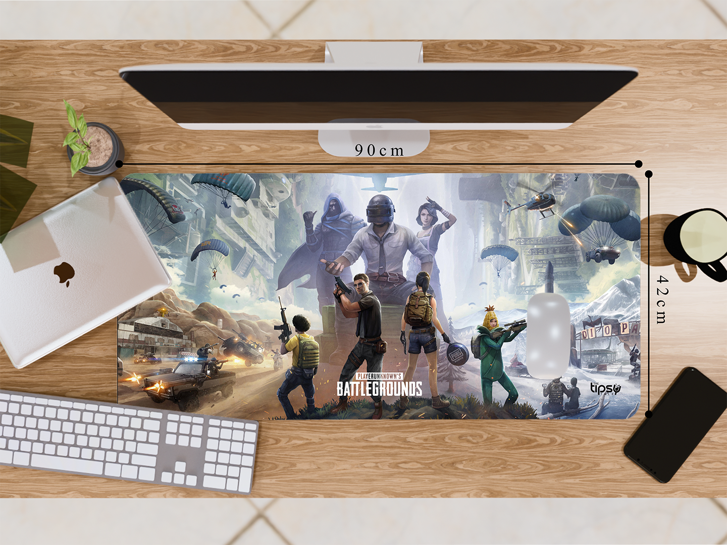 "BATTLEGROUNDS- GAMING IN THE WILD" Gaming Mousepad- Elevate Your Gaming Experience
