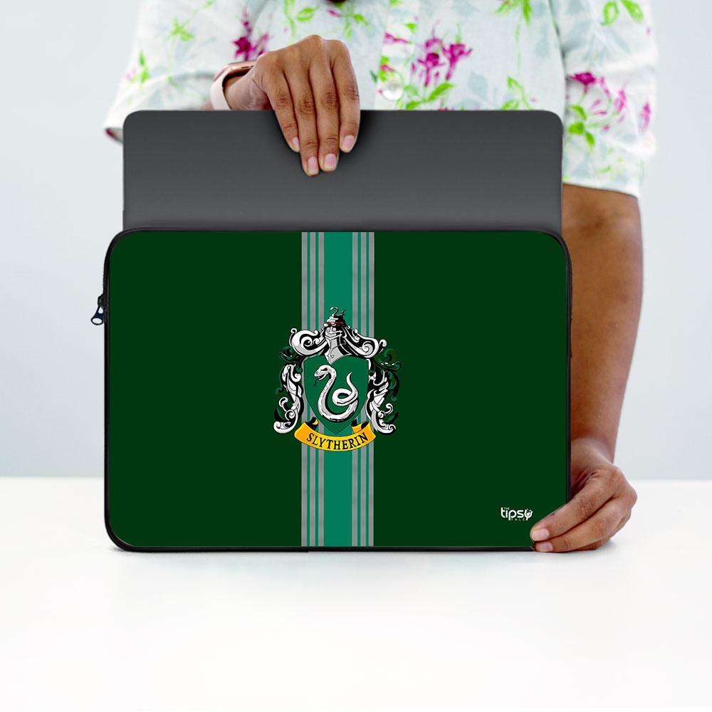 "SLYTHERIN - HARRY POTTER"Laptop Sleeves:Bold Modern Design for Every Size