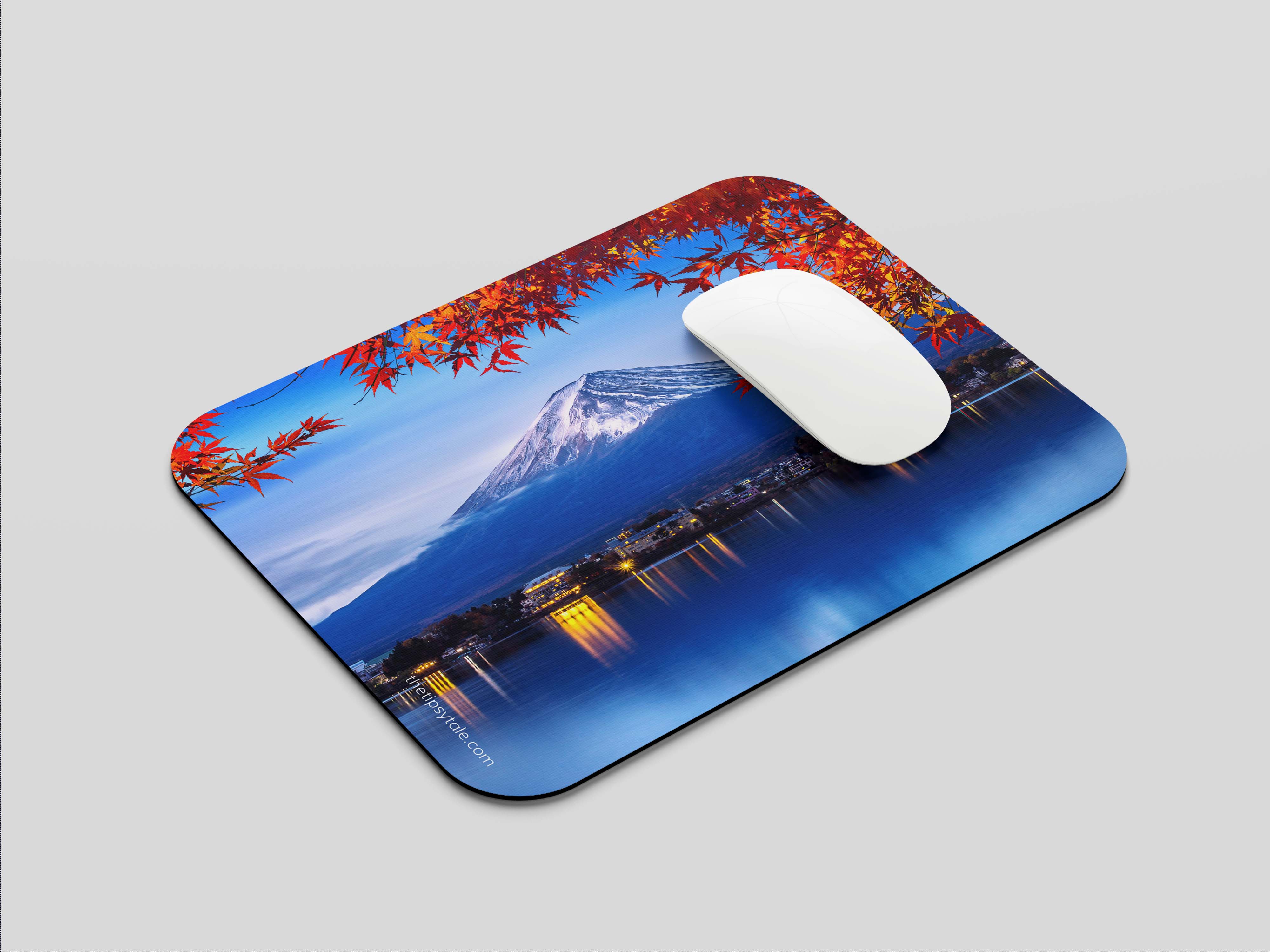 "FALL SEASON - NATURE LOVER" Mousepad Enhance Your Workspace with Style