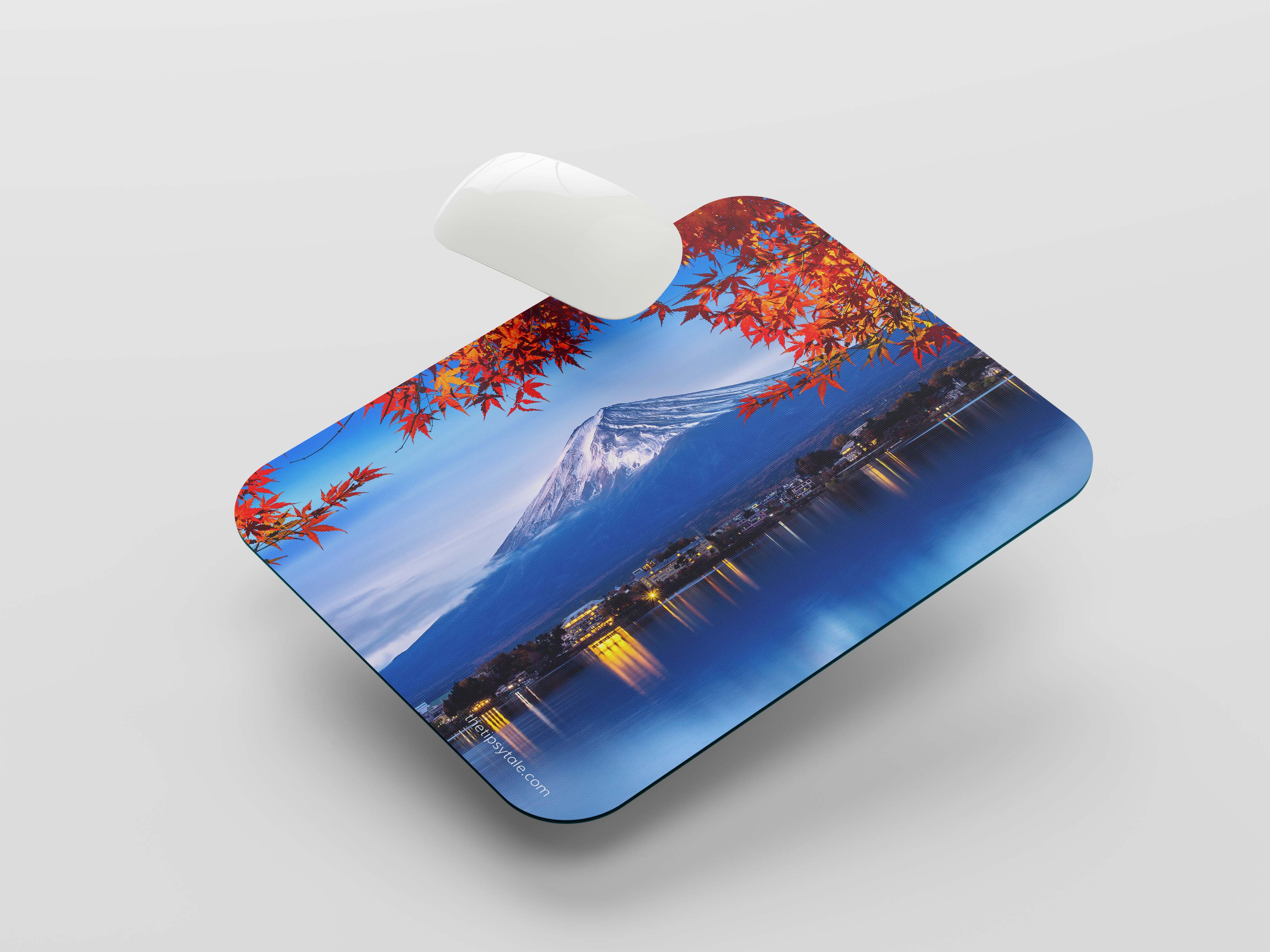 "FALL SEASON - NATURE LOVER" Mousepad Enhance Your Workspace with Style