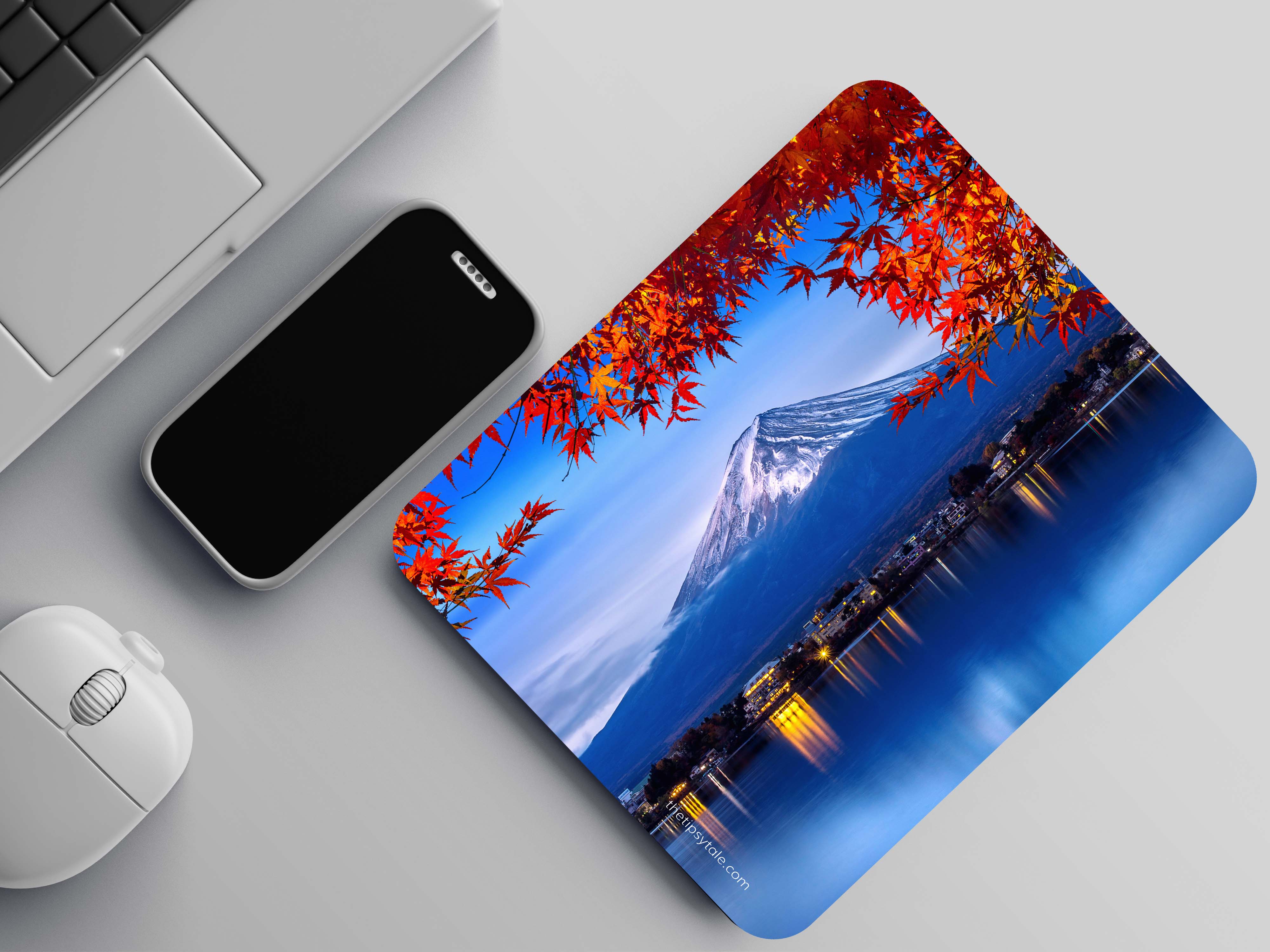 "FALL SEASON - NATURE LOVER" Mousepad Enhance Your Workspace with Style
