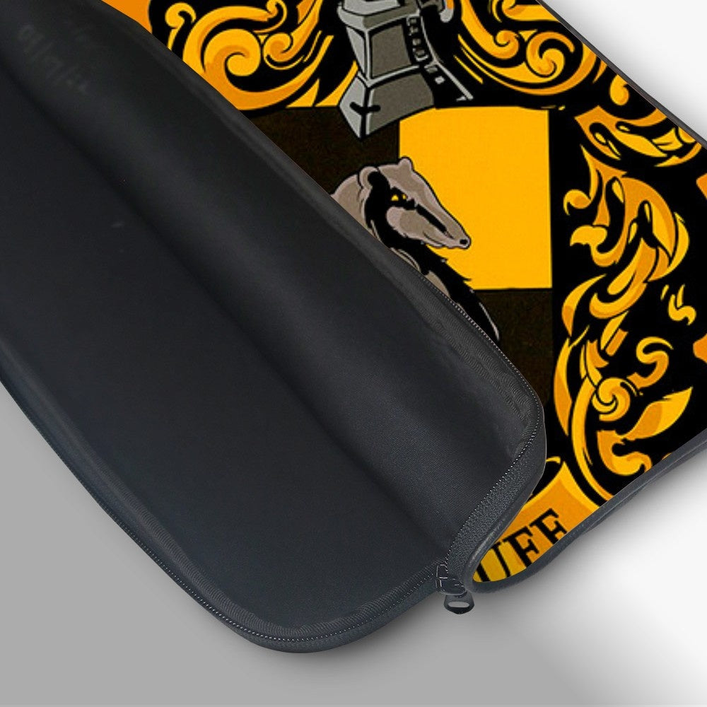 "HUFFLEPUFF - HARRY POTTER"Laptop Sleeves:Bold Modern Design for Every Size
