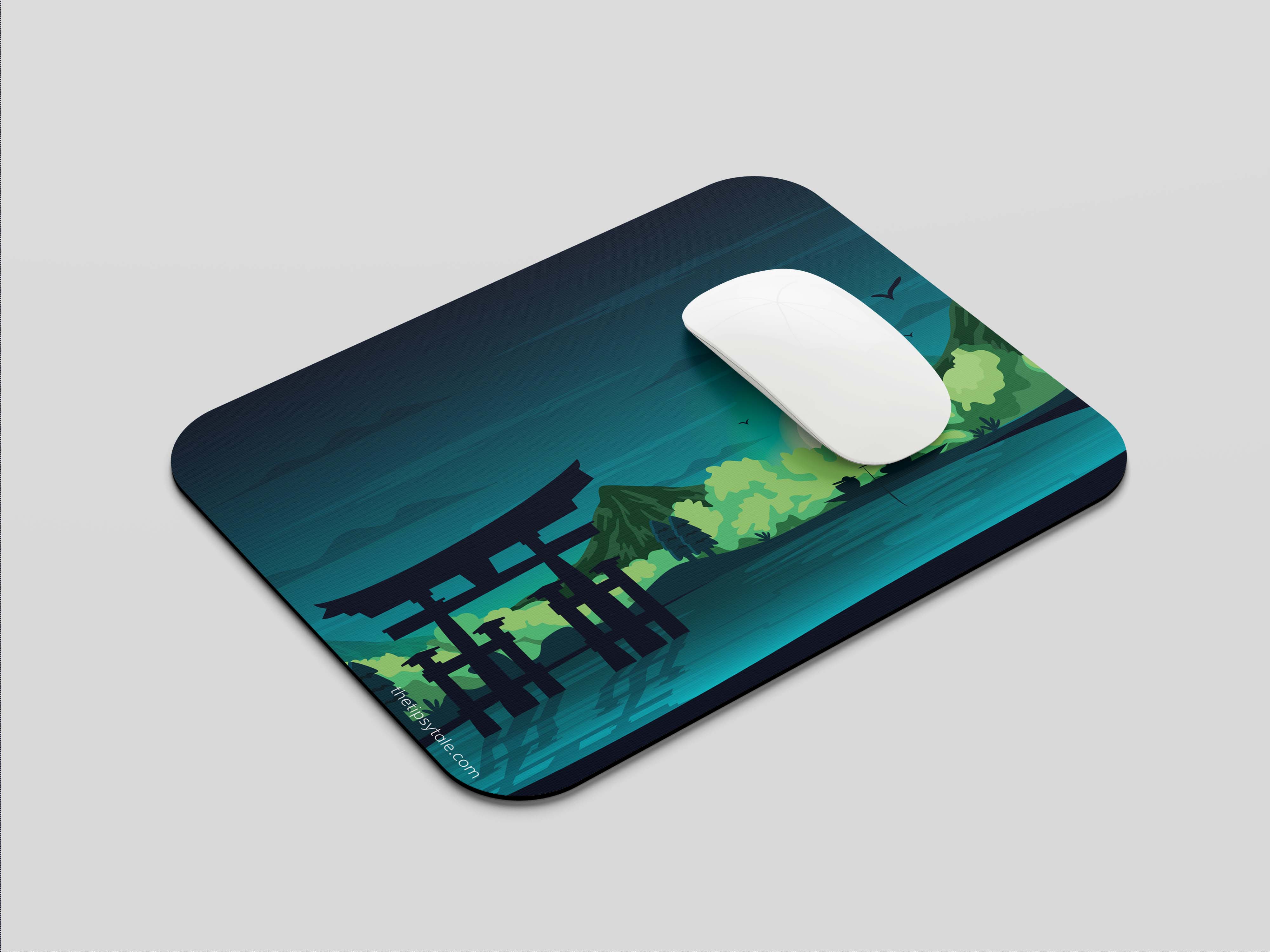 "JAPAN ANIMMATION VIEW" Mousepad Enhance Your Workspace with Style