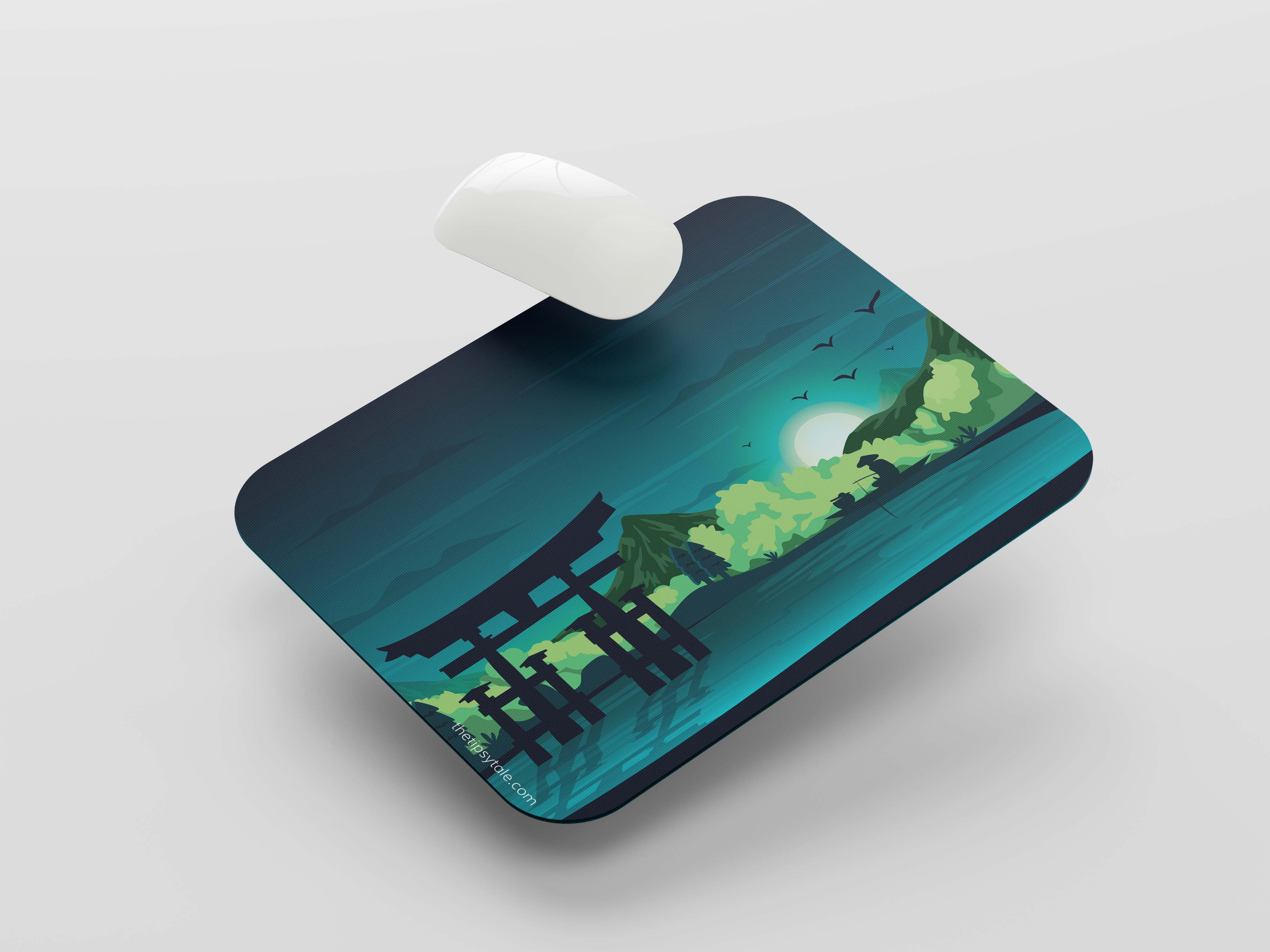 "JAPAN ANIMMATION VIEW" Mousepad Enhance Your Workspace with Style