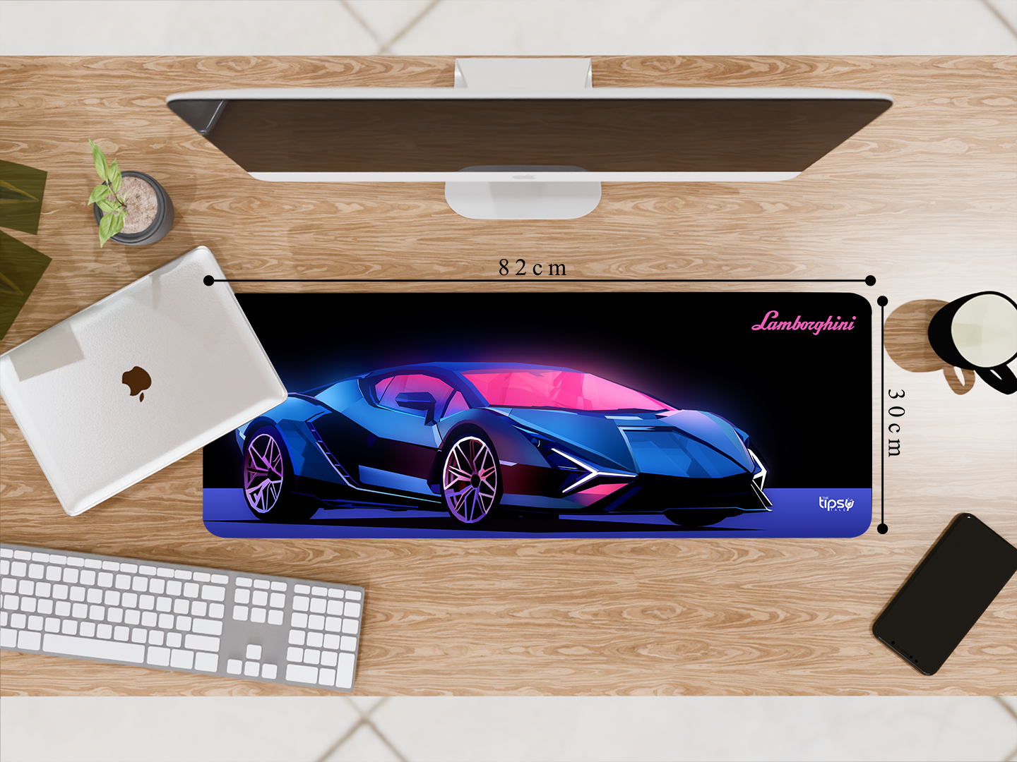 "LAMBORGINI-THE ULTIMATE CAR" Gaming Mousepad- Elevate Your Gaming Experience