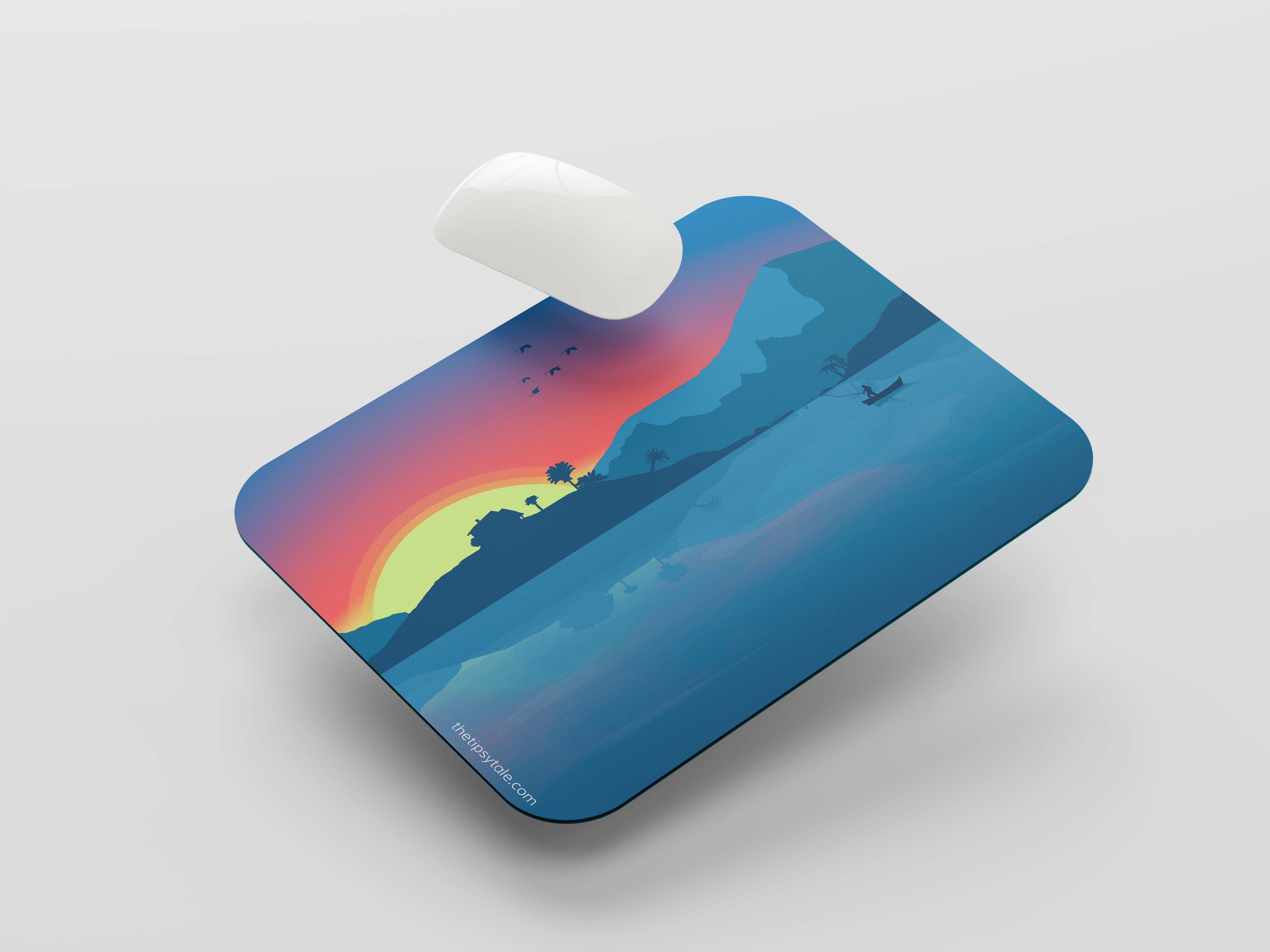 "ANIMATED NATURE VIEW" Mousepad Enhance Your Workspace with Style