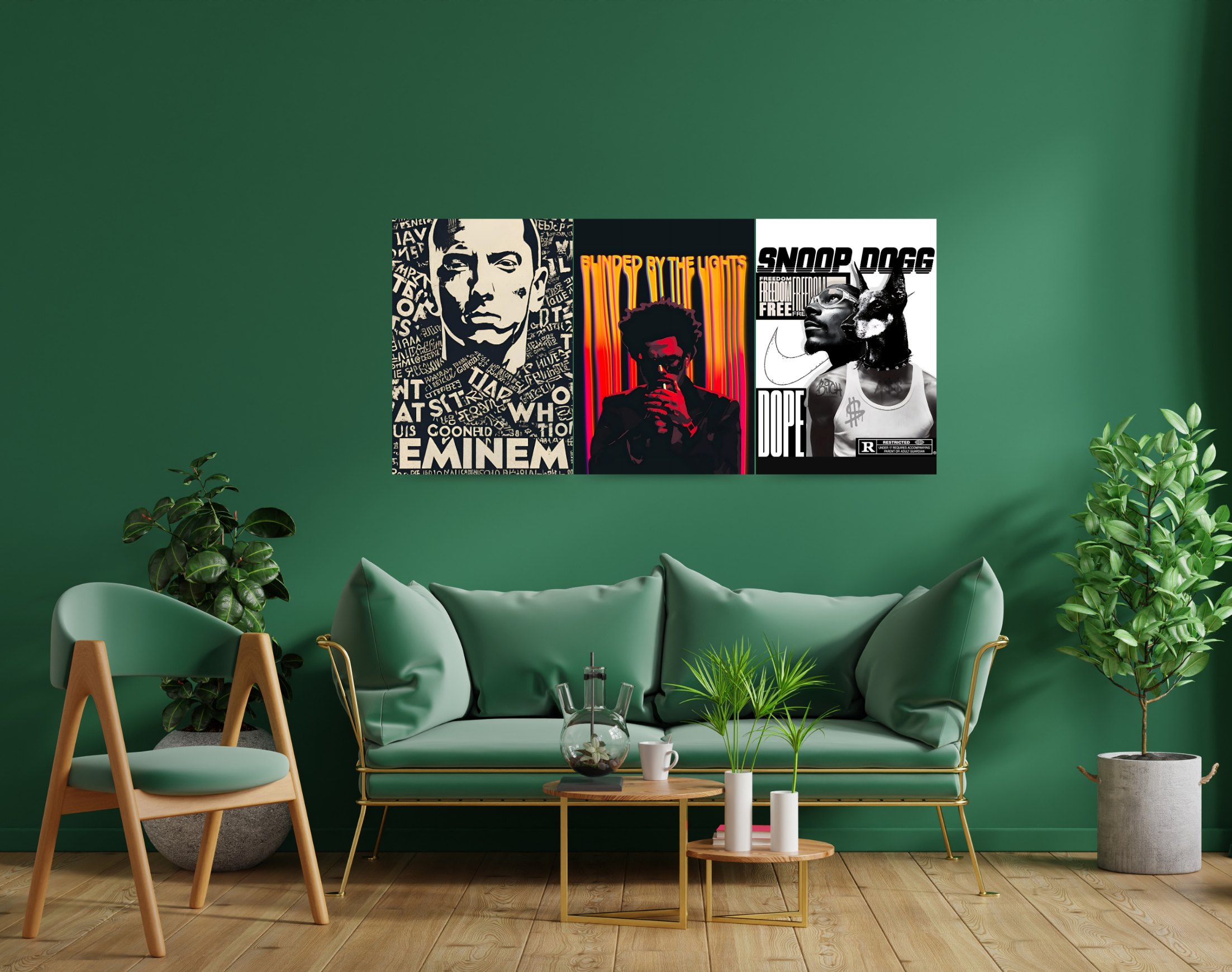 "THE EPIC MUSICIANS"- Shiny & Sturdy Metallic Poster Art That Pops & Sticks