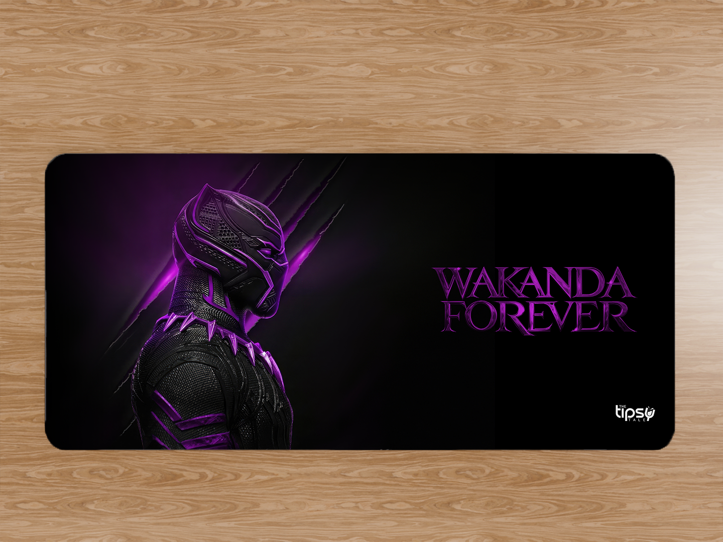 "BLACK PANTHER FOREVER" Gaming Mousepad- Elevate Your Gaming Experience