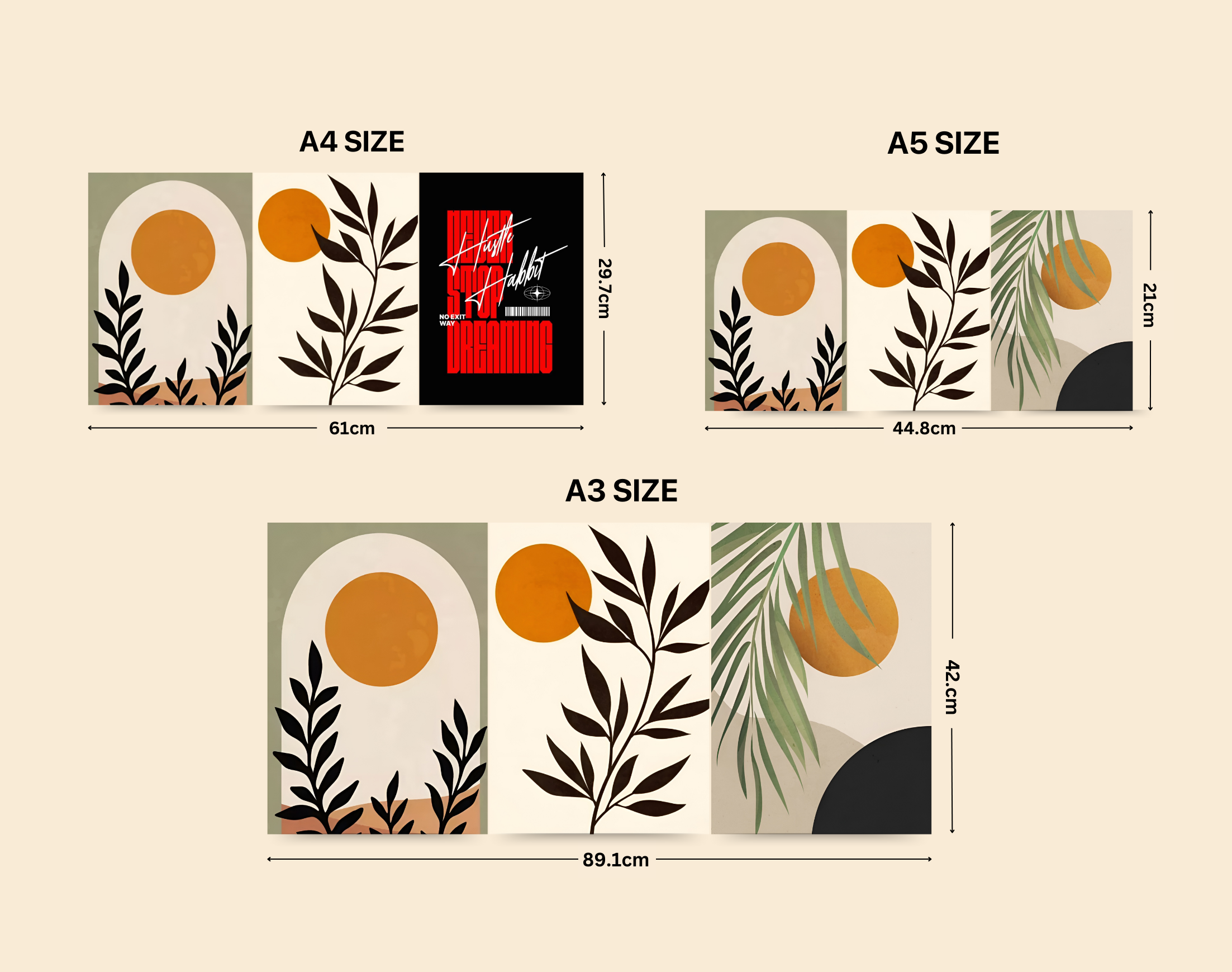 "PLANTATION ART"- Shiny & Sturdy Metallic Poster Art That Pops & Sticks