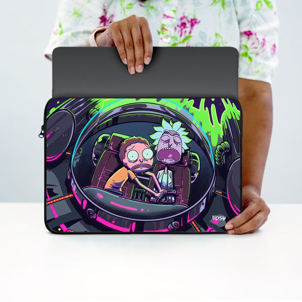 "RICK & MORTY - THE SERIES" -Laptop Sleeves:Bold Modern Design for Every Size