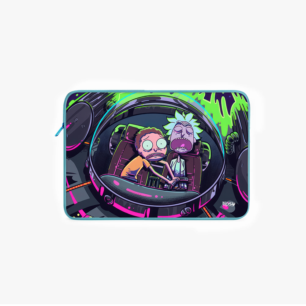 "RICK & MORTY - THE SERIES" -Laptop Sleeves:Bold Modern Design for Every Size