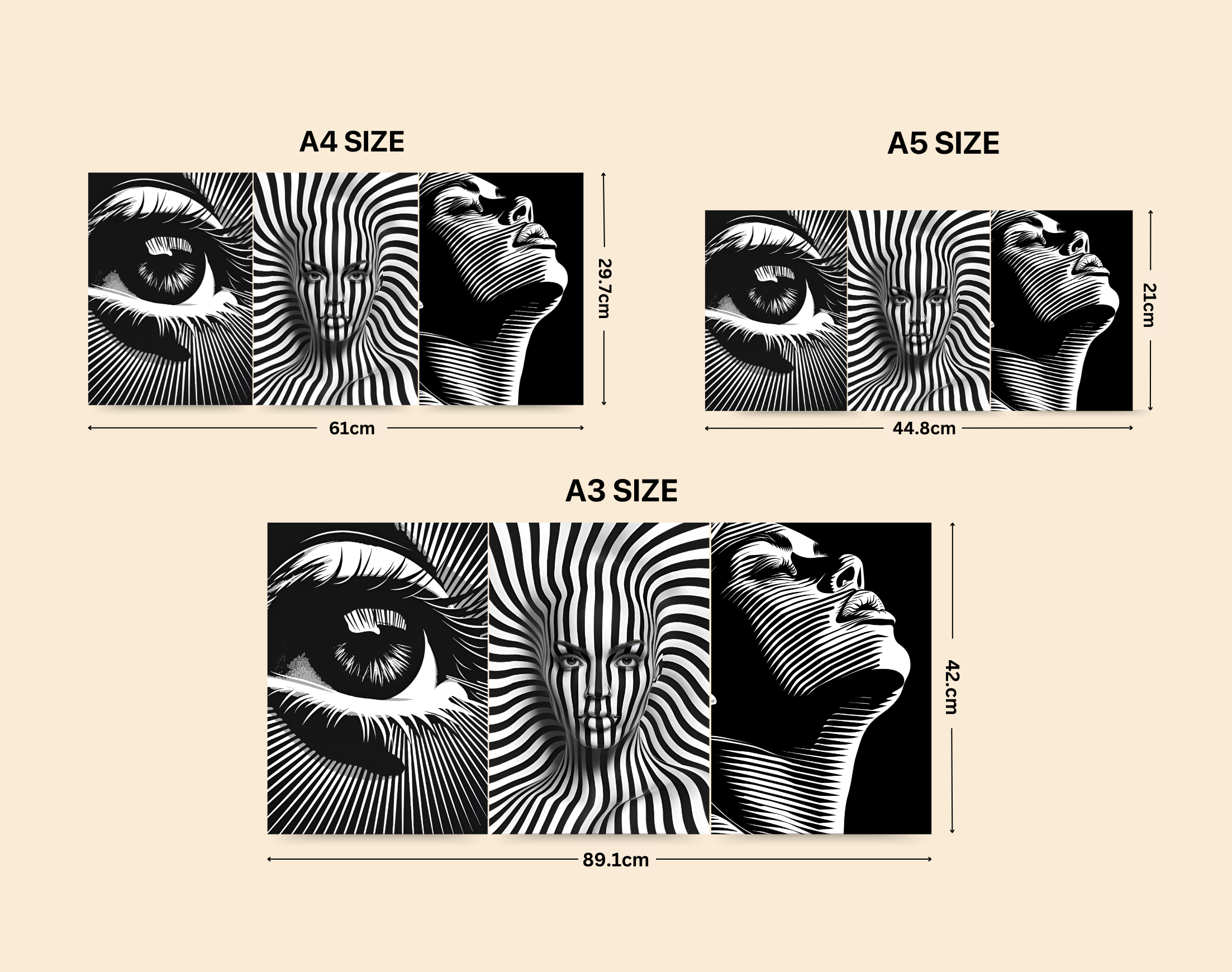 "TECHNO VIBES POSTER"- Shiny & Sturdy Metallic Poster Art That Pops & Sticks