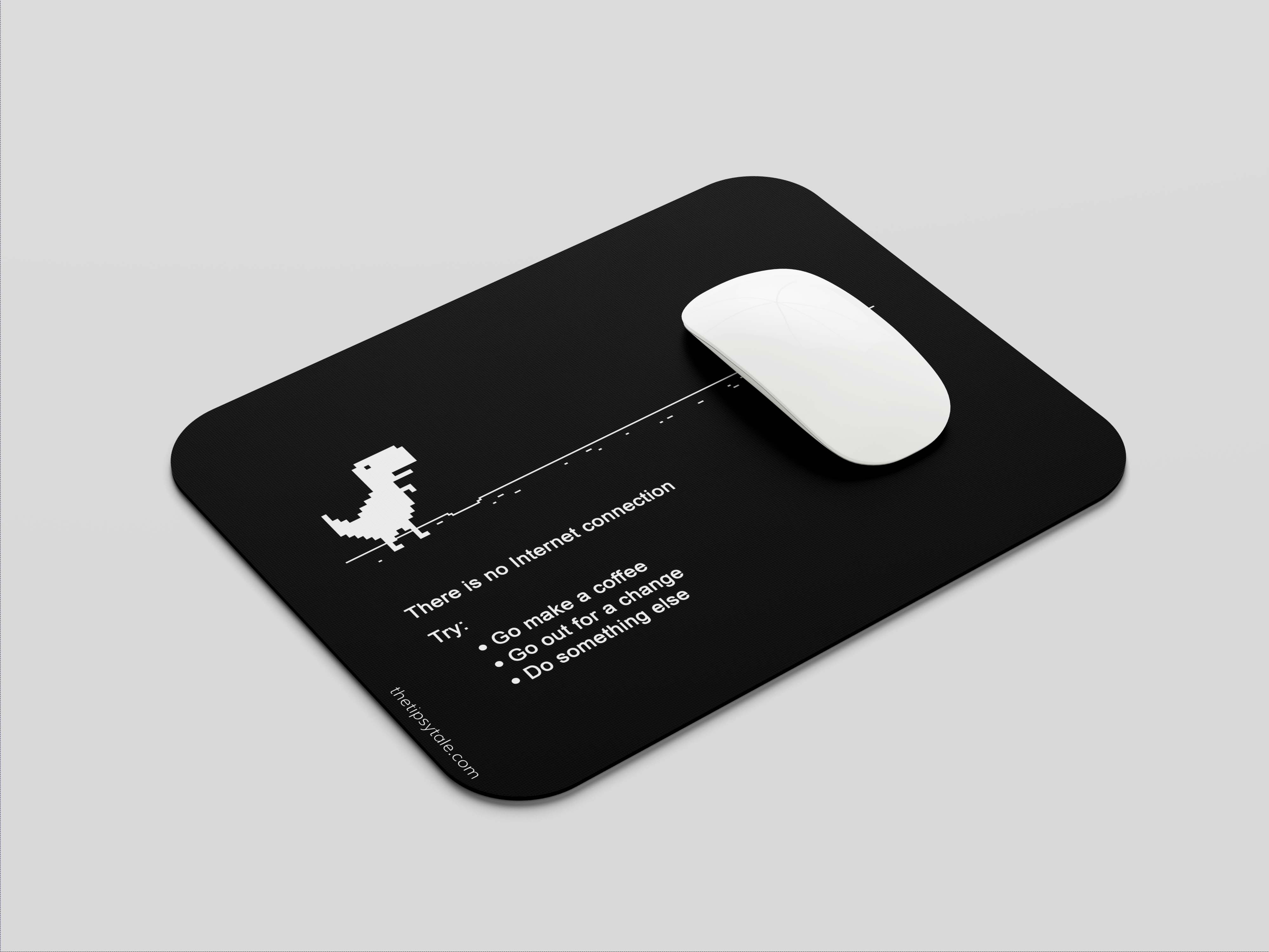 "WIFI ERROR- TRY EDITION" Mousepad Enhance Your Workspace with Style