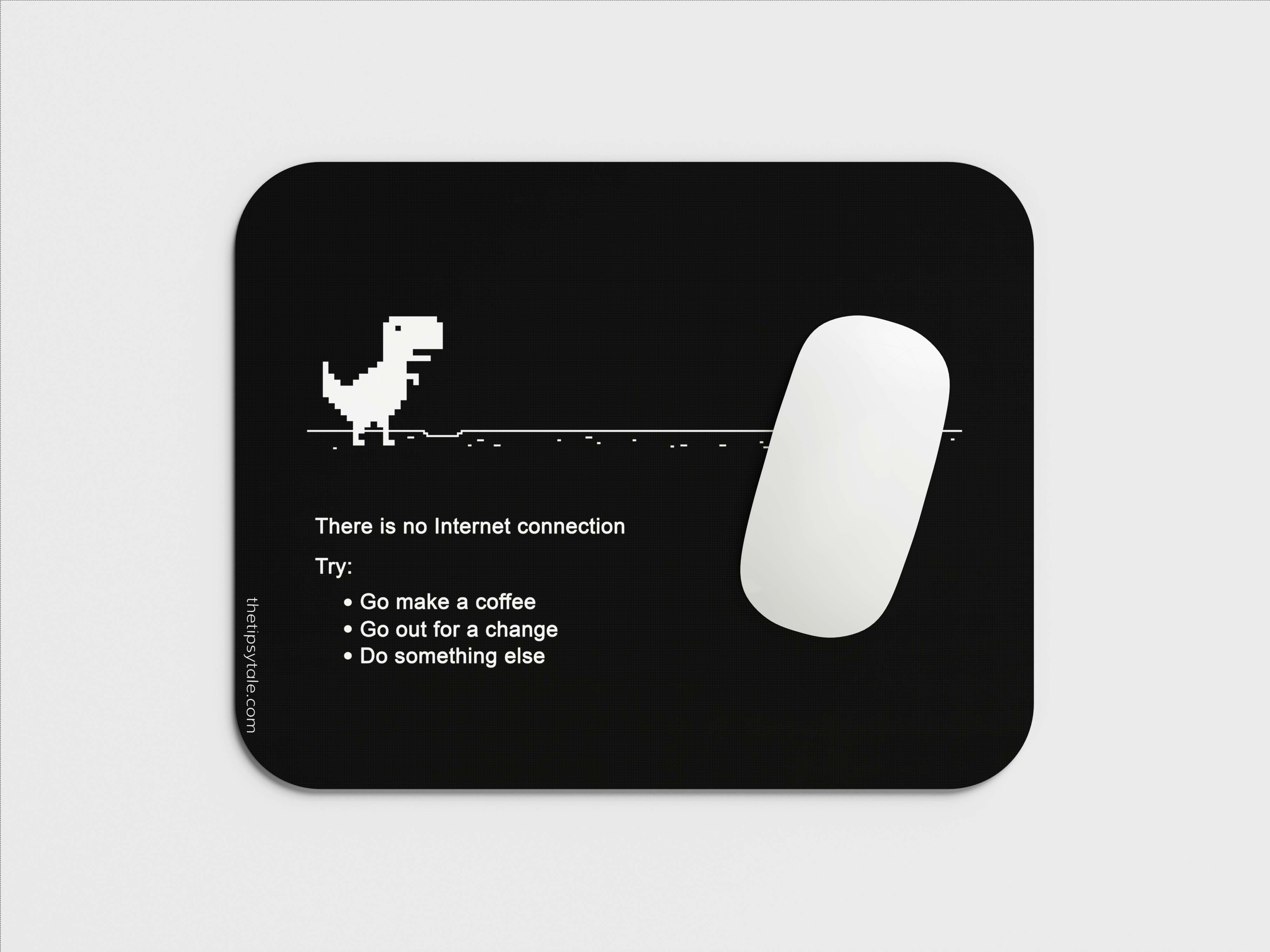 "WIFI ERROR- TRY EDITION" Mousepad Enhance Your Workspace with Style