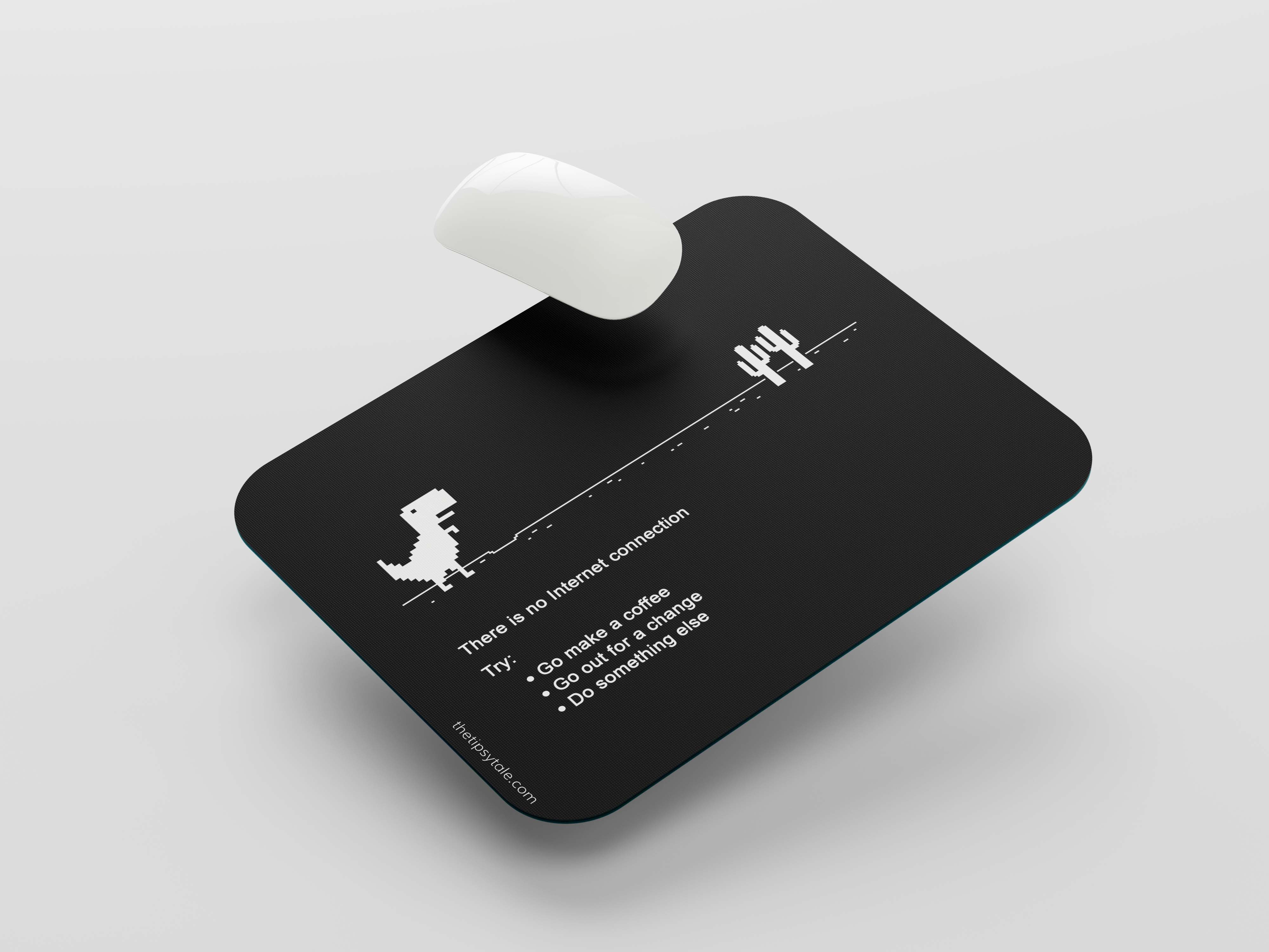 "WIFI ERROR- TRY EDITION" Mousepad Enhance Your Workspace with Style