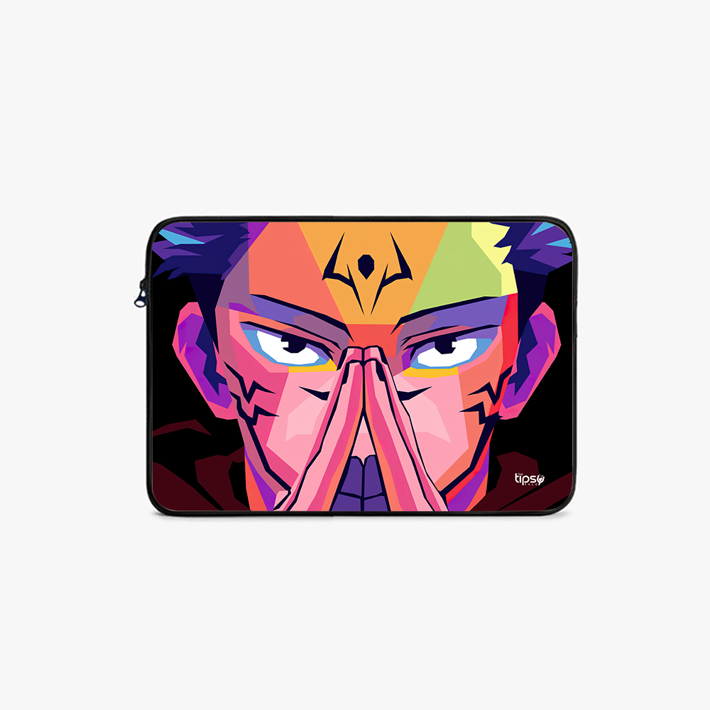 "RYOMEN SUKUNA" -Laptop Sleeves:Bold Modern Design for Every Size