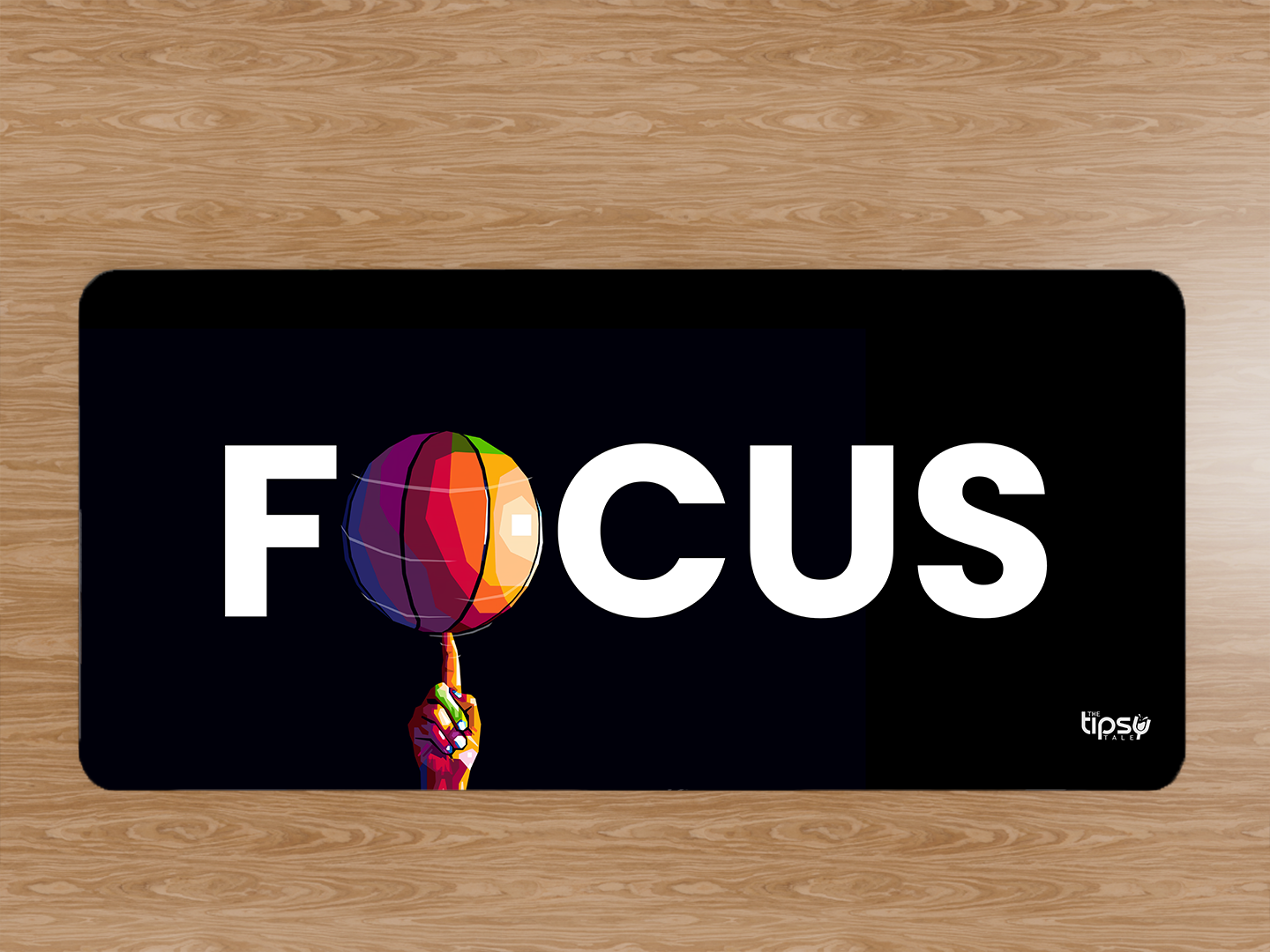 "FOCUS ON THE BALL " Gaming Mousepad- Elevate Your Gaming Experience