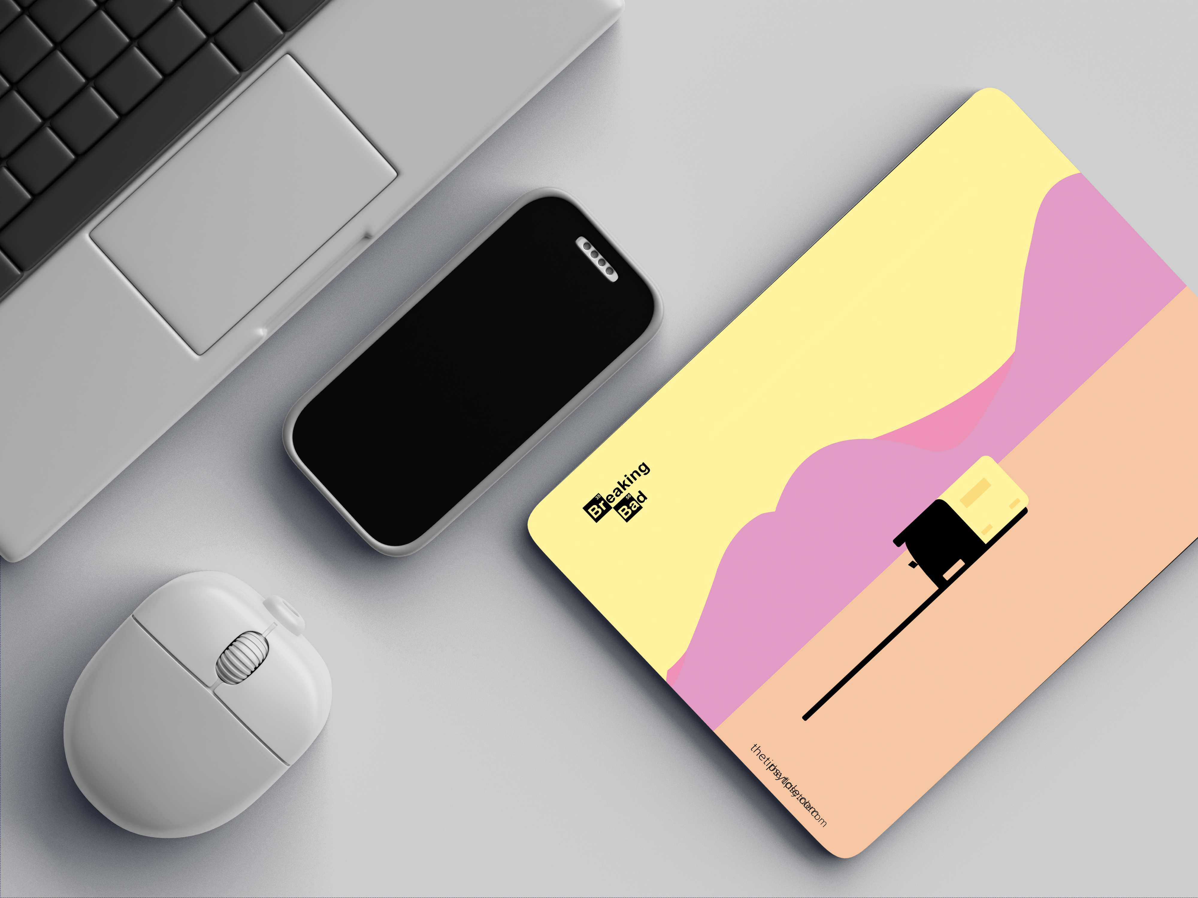 "Breaking Bad" Mousepad Enhance Your Workspace with Style