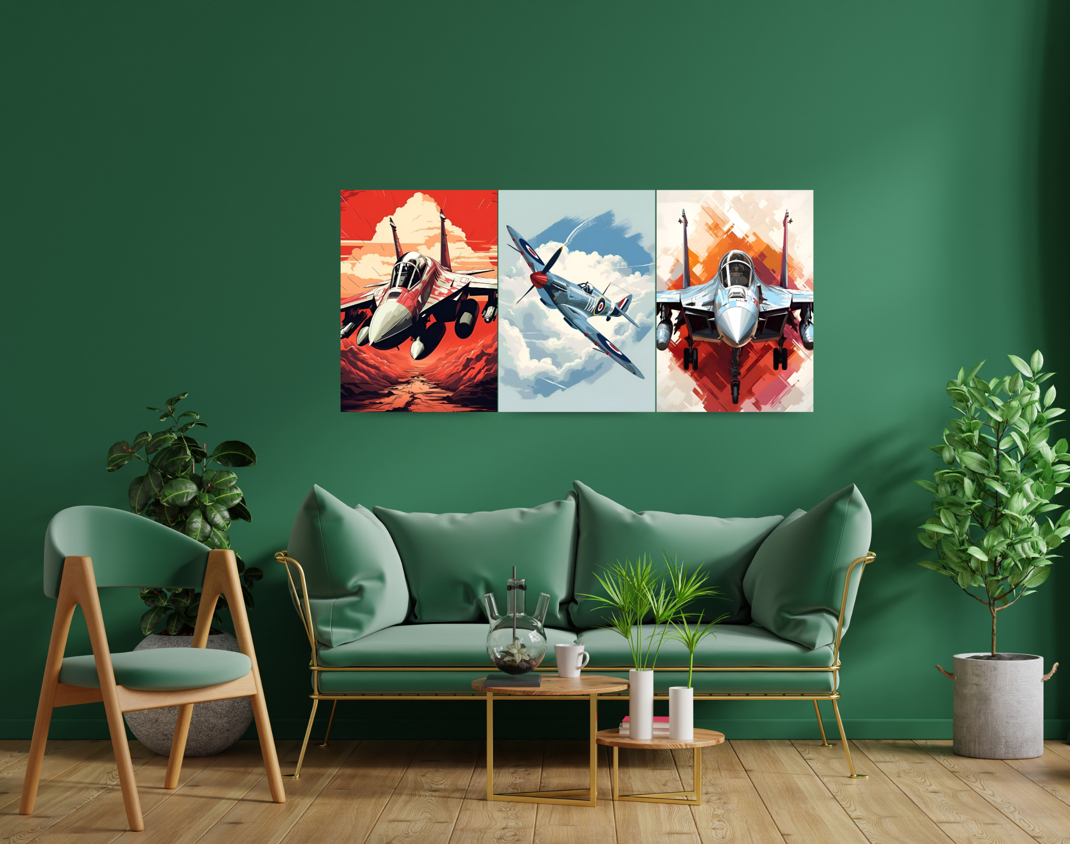 "Fighter Jet"- Shiny & Sturdy Metallic Poster Art That Pops & Sticks