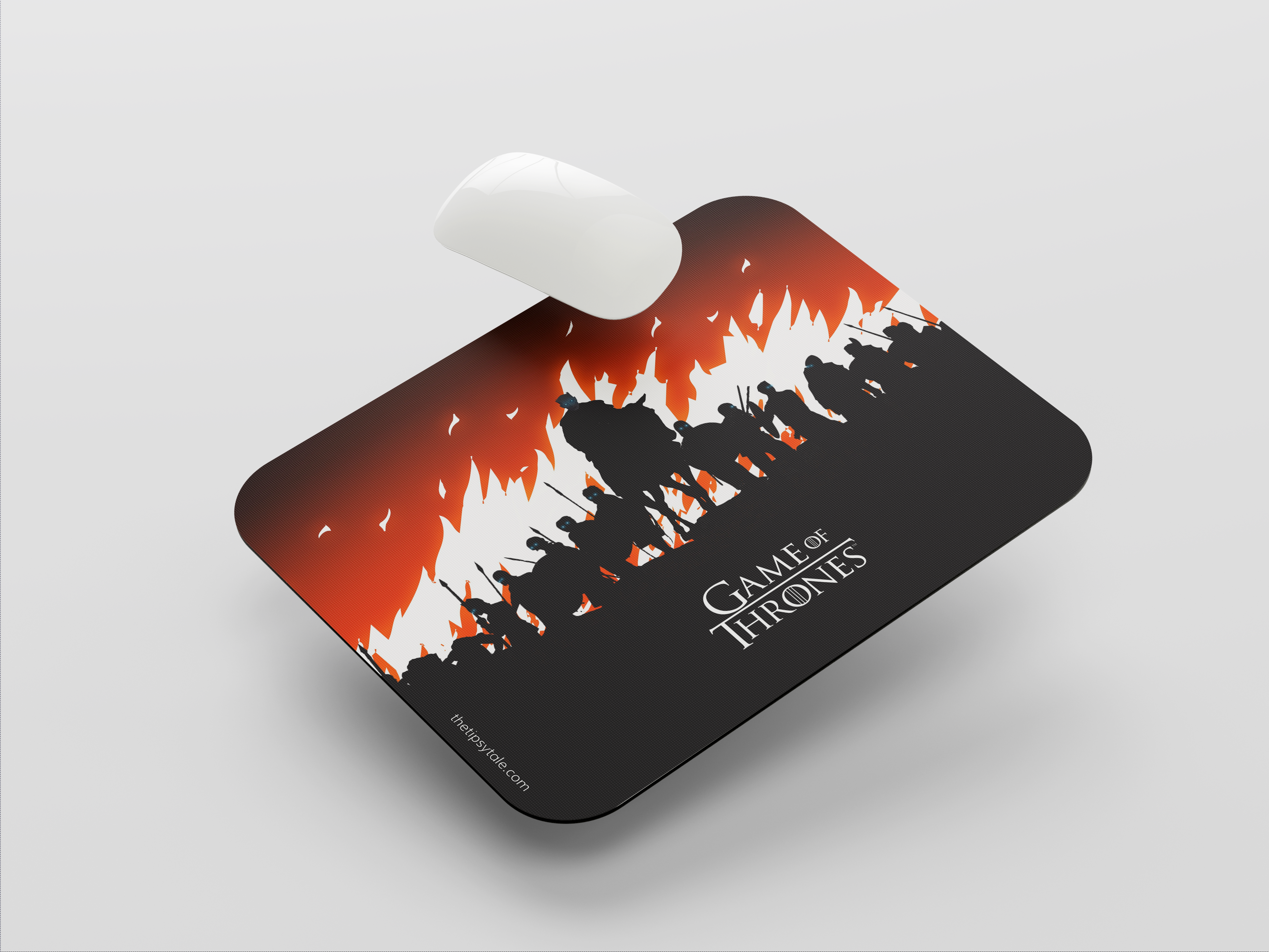 "BATTLE SCENE # GAME OF THRONES" Mousepad Enhance Your Workspace with Style