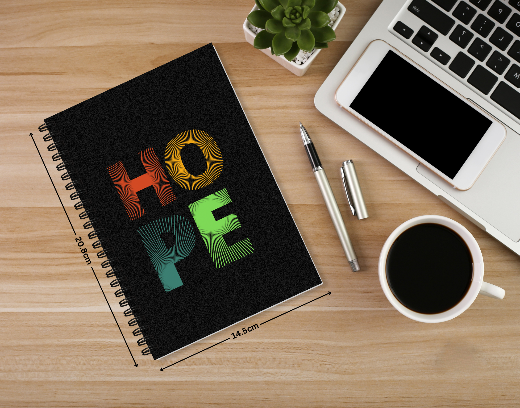 "HOPE- DAILY MOTIVATIONAL" – Elegant & Inspiring Diary for Daily Reflection