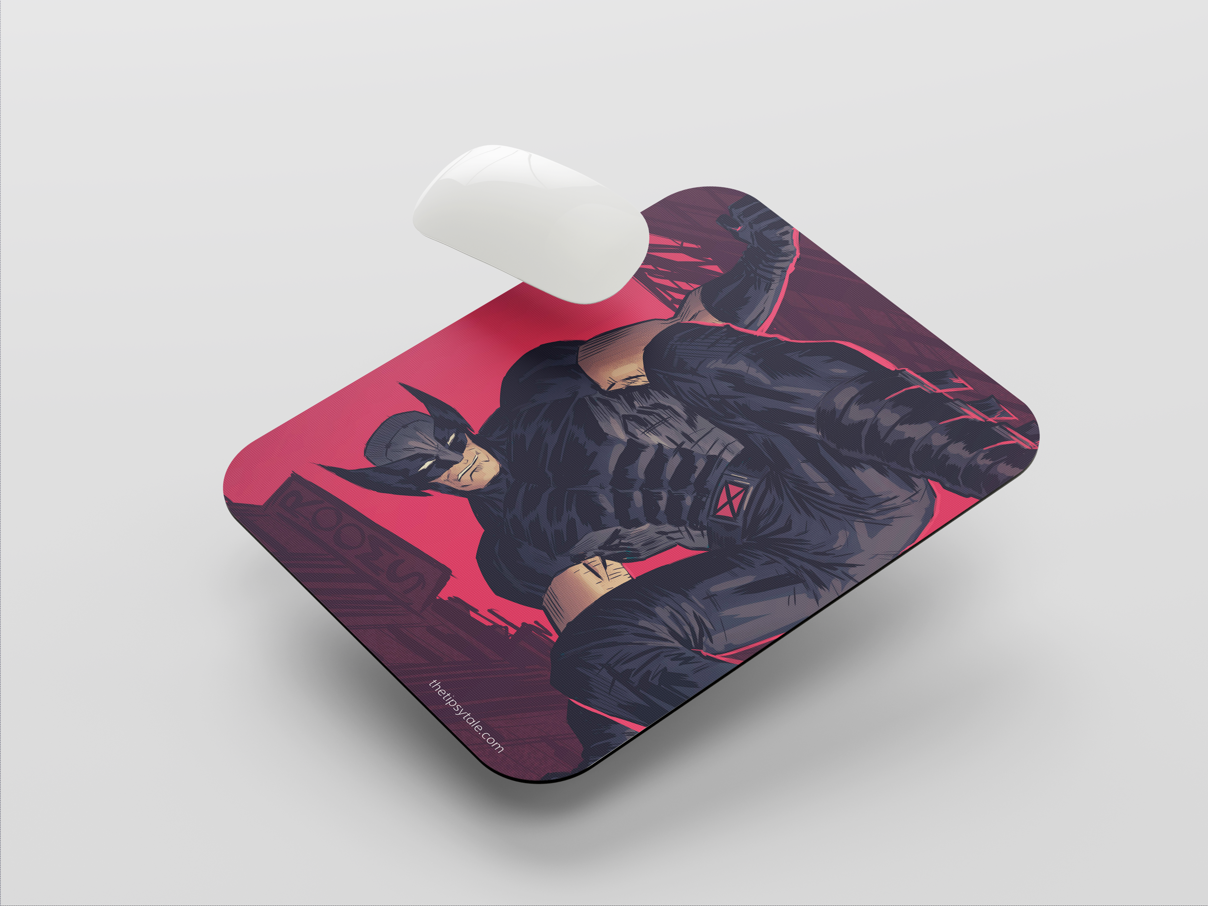 "WOLVERINE IN BLACK SUIT" Mousepad Enhance Your Workspace with Style