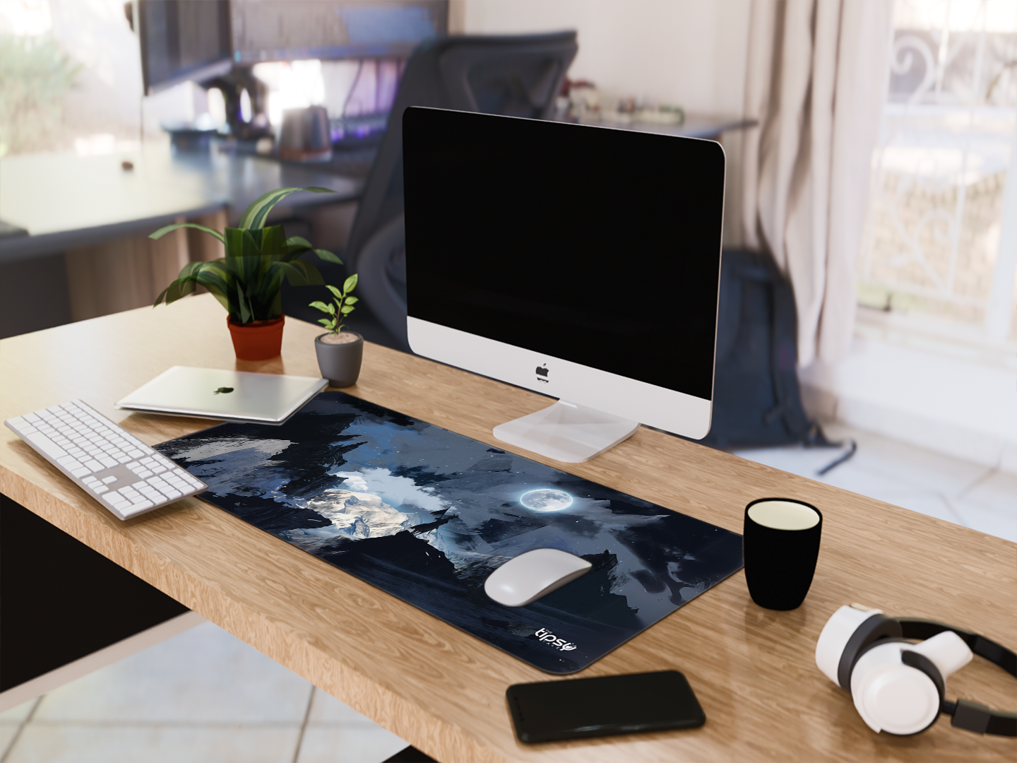 "DARK NIGHTS- MOON LOVER" Gaming Mousepad- Elevate Your Gaming Experience