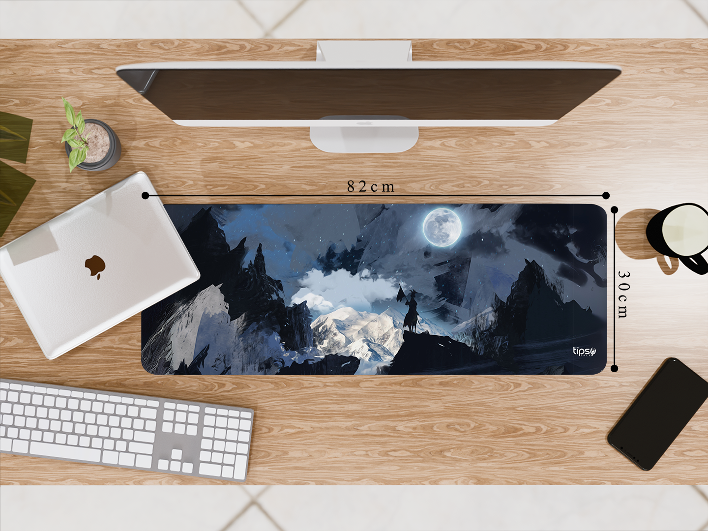 "DARK NIGHTS- MOON LOVER" Gaming Mousepad- Elevate Your Gaming Experience