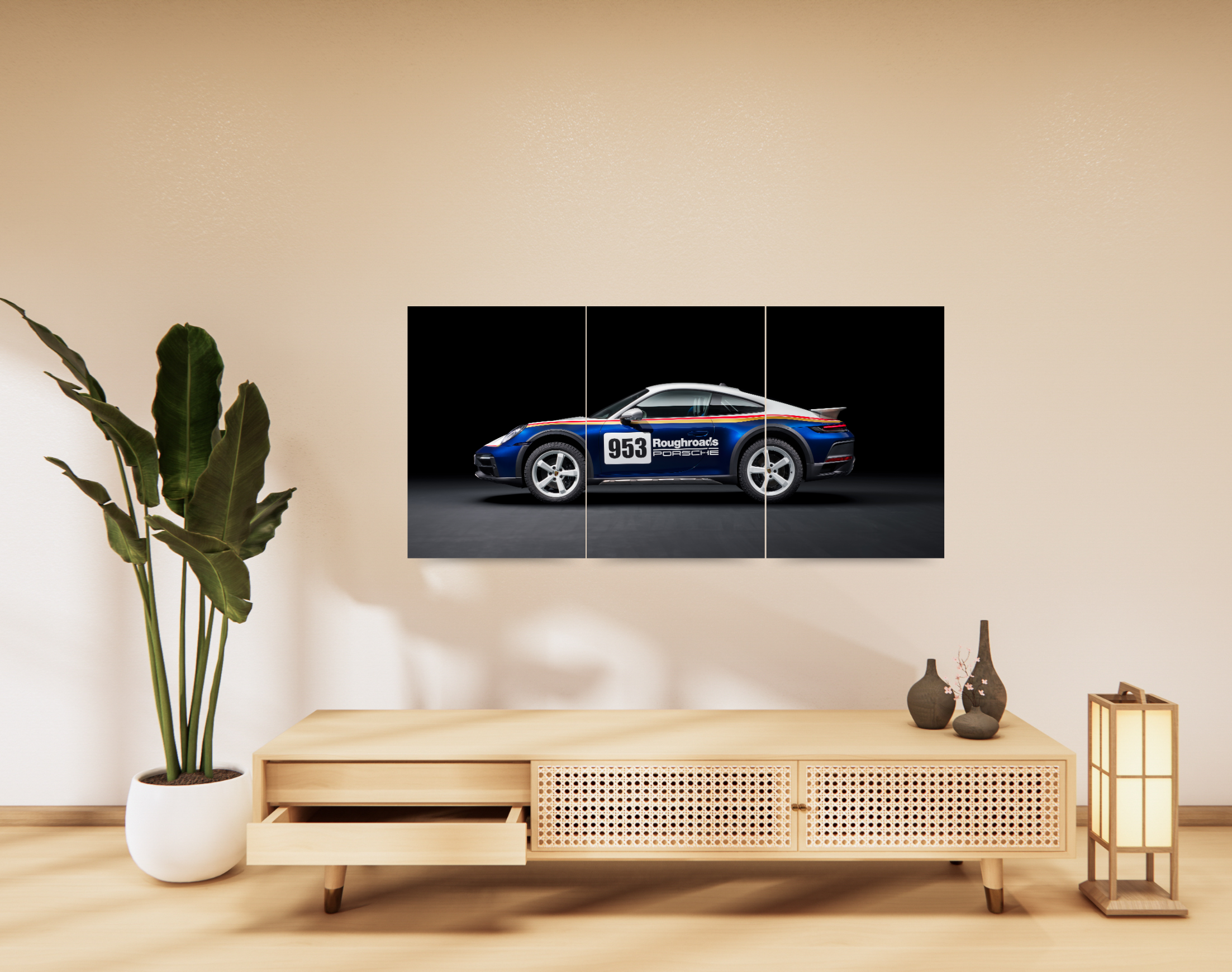 "PORSCHE 953 EDITION"- Shiny & Sturdy Metallic Poster Art That Pops & Sticks