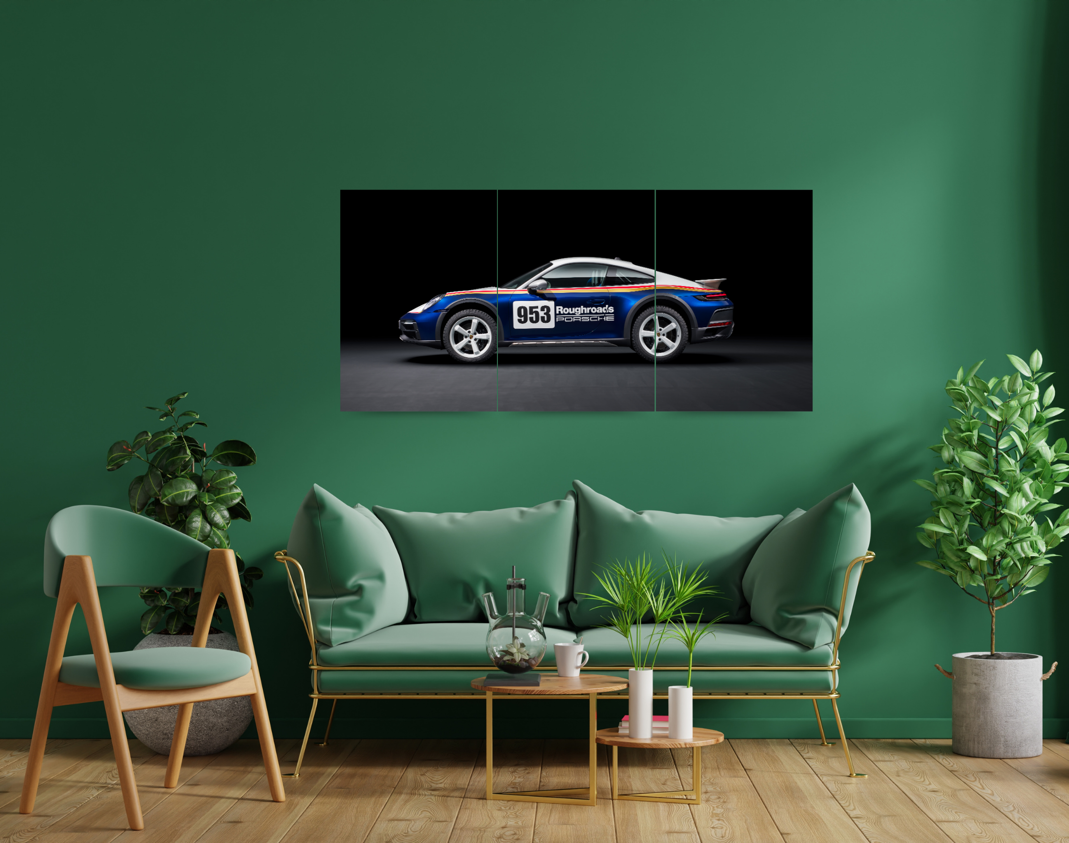 "PORSCHE 953 EDITION"- Shiny & Sturdy Metallic Poster Art That Pops & Sticks