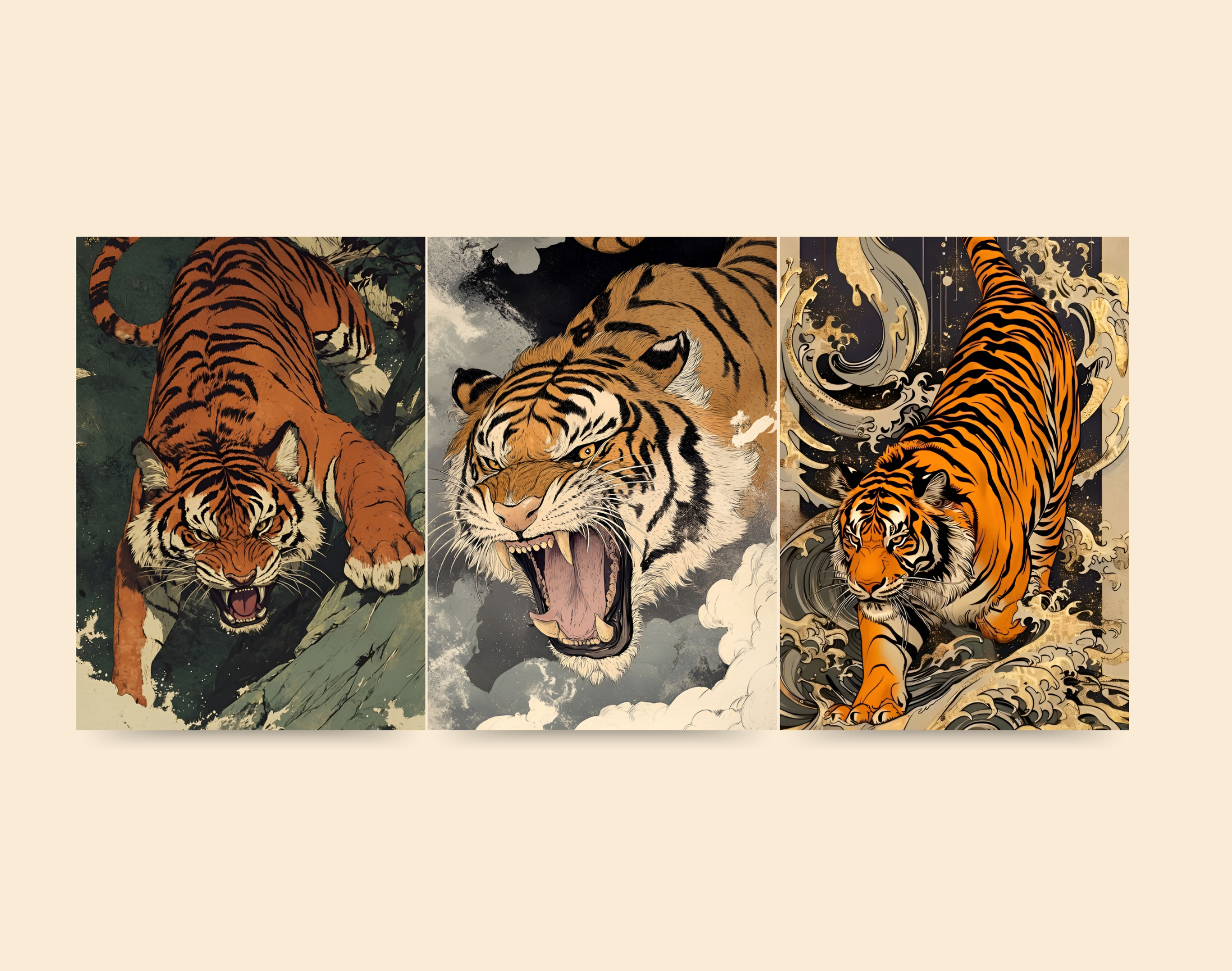 "RRR TRIPLE ROAR"- Shiny & Sturdy Metallic Poster Art That Pops & Stick