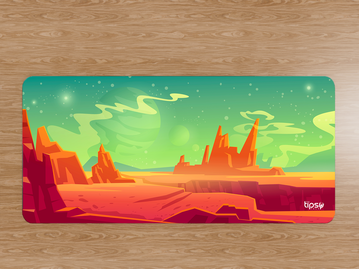 "ANIMATION MARS VIEW" Gaming Mousepad Elevate Your Gaming Experience