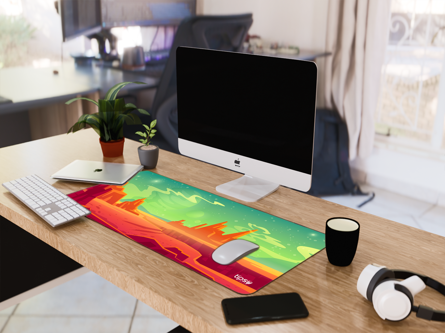"ANIMATION MARS VIEW" Gaming Mousepad Elevate Your Gaming Experience