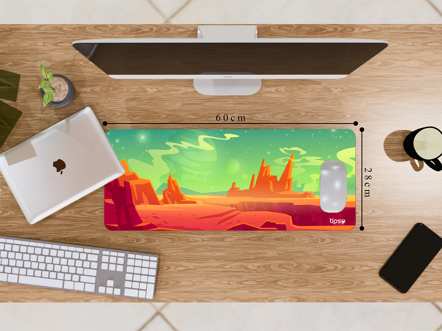 "ANIMATION MARS VIEW" Gaming Mousepad Elevate Your Gaming Experience