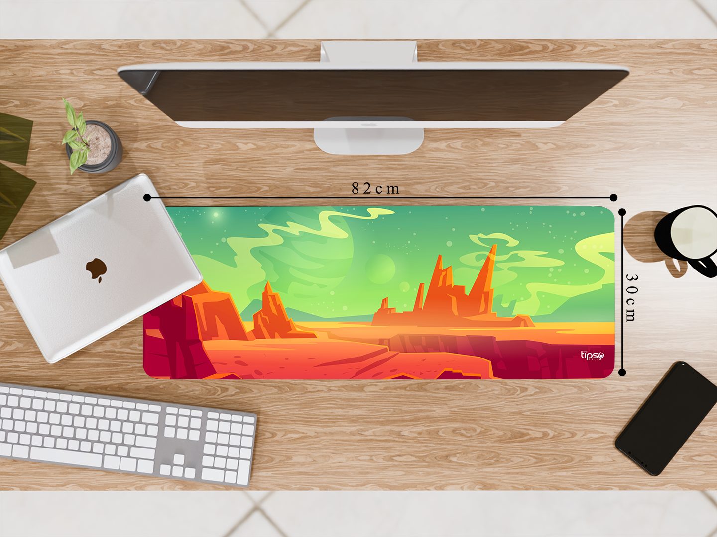 "ANIMATION MARS VIEW" Gaming Mousepad Elevate Your Gaming Experience