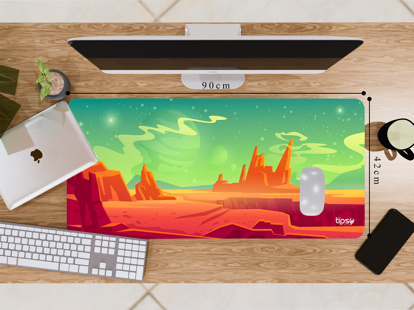 "ANIMATION MARS VIEW" Gaming Mousepad Elevate Your Gaming Experience