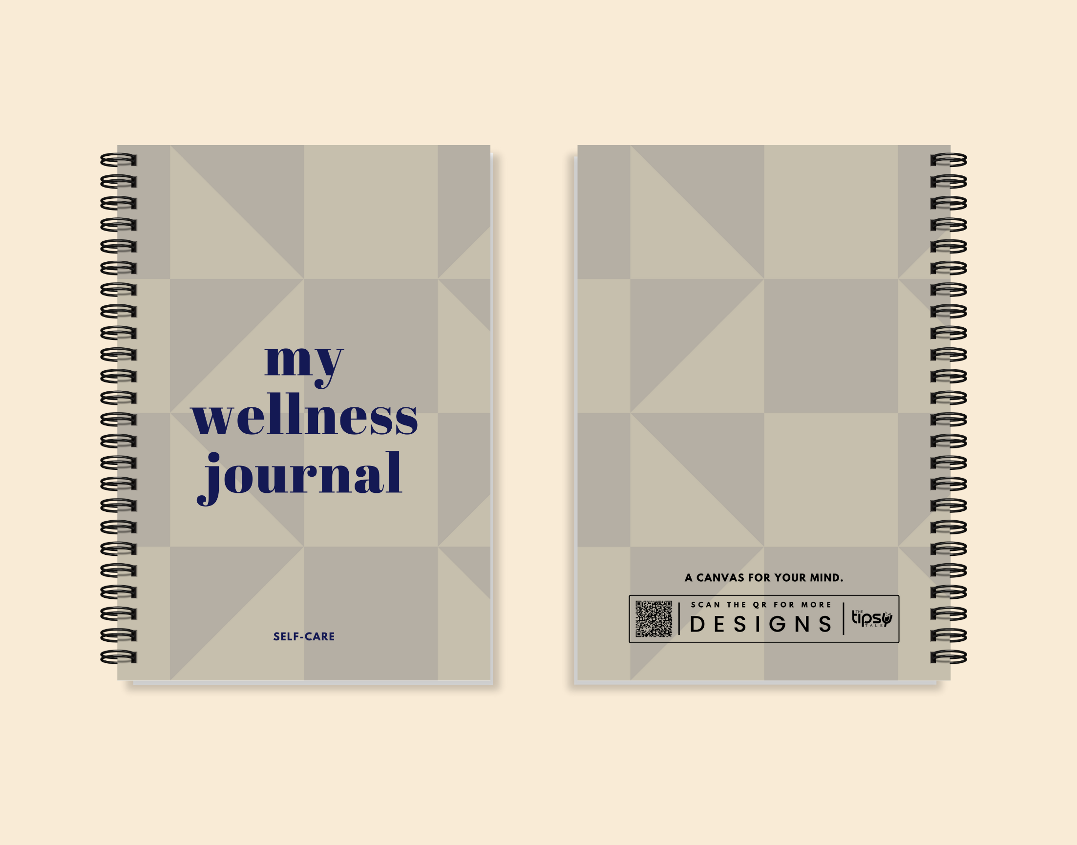 "MY WELLNESS JOURNAL" – Elegant & Inspiring Diary for Daily Reflection