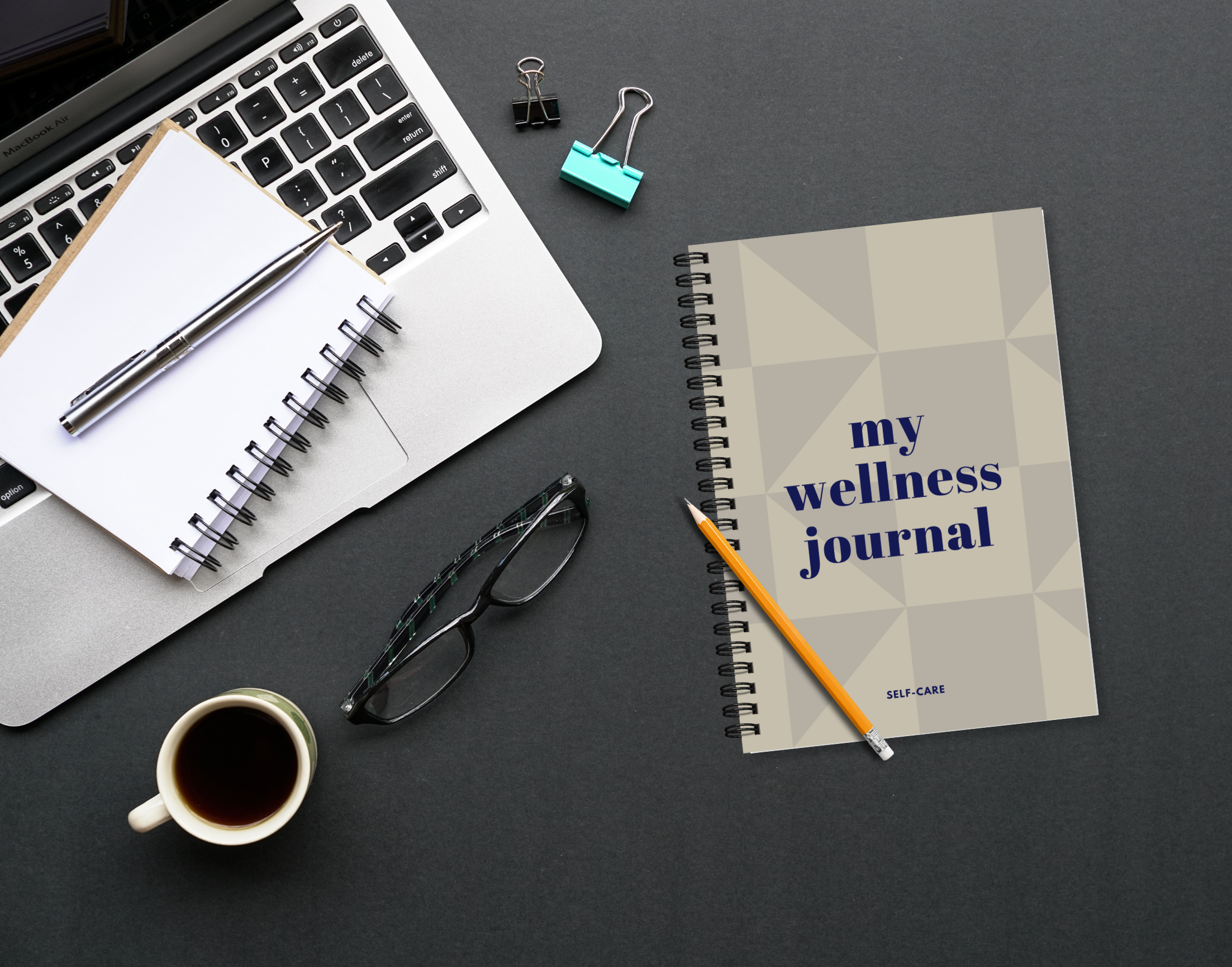 "MY WELLNESS JOURNAL" – Elegant & Inspiring Diary for Daily Reflection