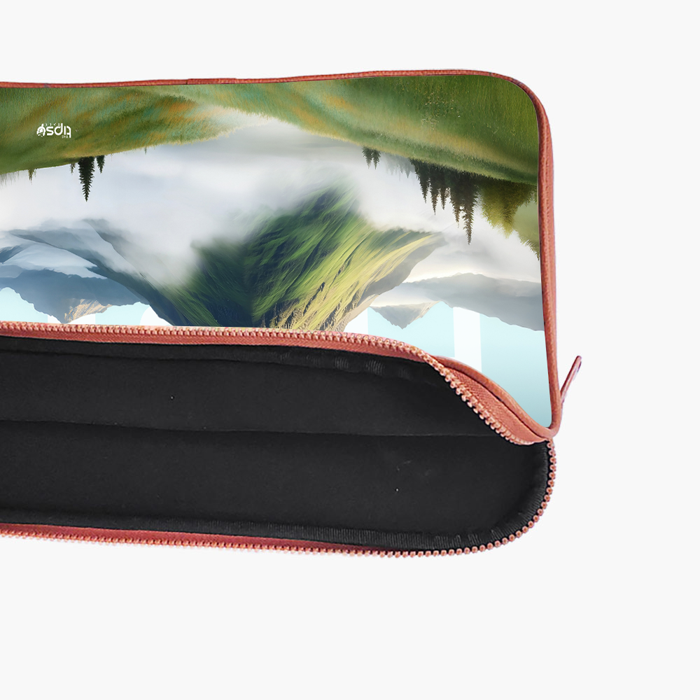 "VERDANT SILENCE" -Laptop Sleeves:Bold Modern Design for Every Size