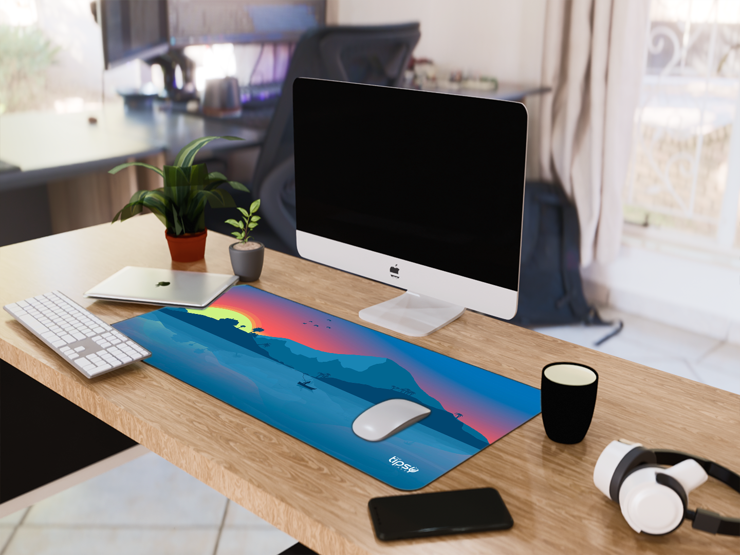"ANIMATED NATURE VIEW Gaming Mousepad Elevate Your Gaming Experience