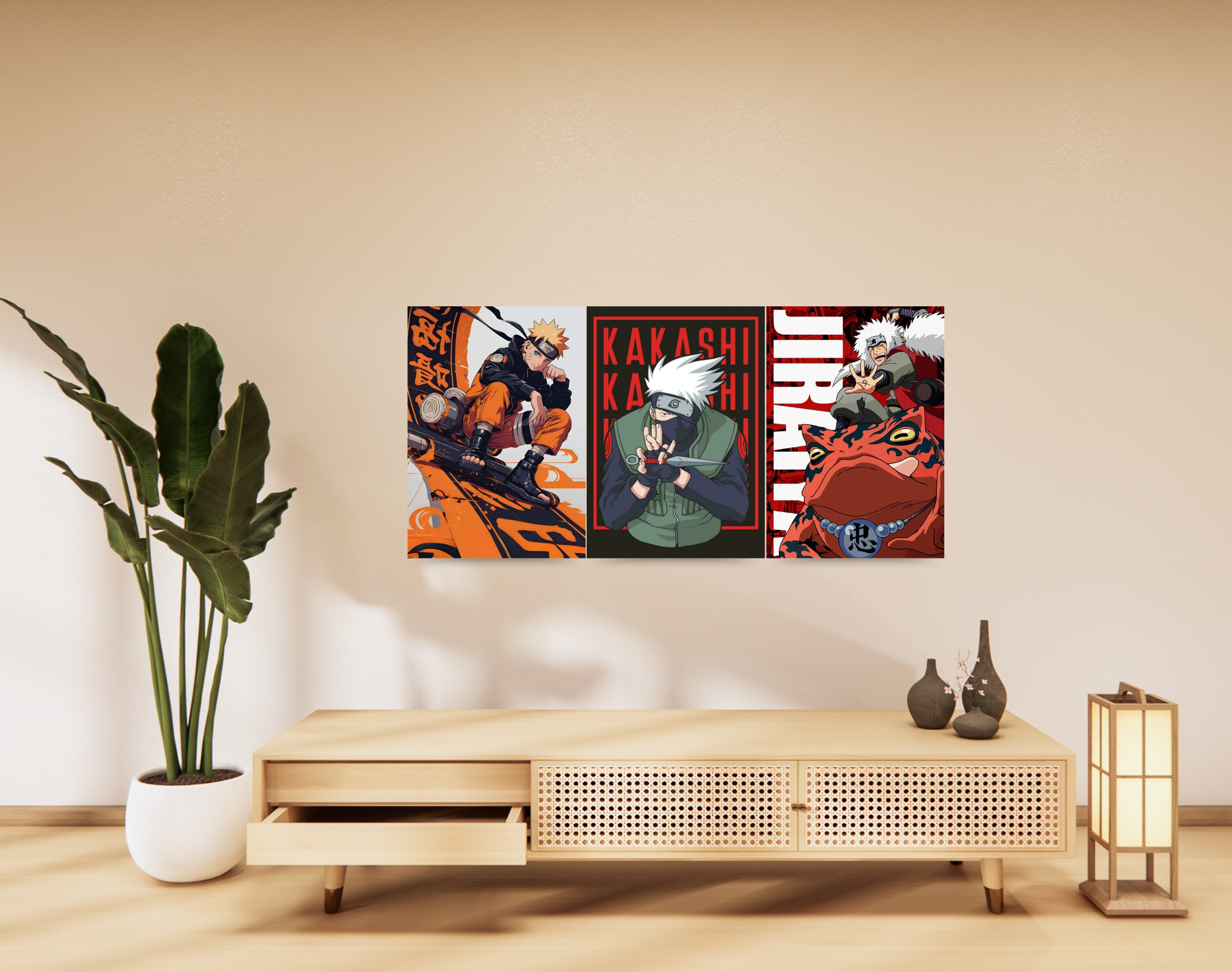 "THE LEGENDS OF NARUTO: ANIME"- Shiny & Sturdy Metallic Poster Art That Pops & Sticks