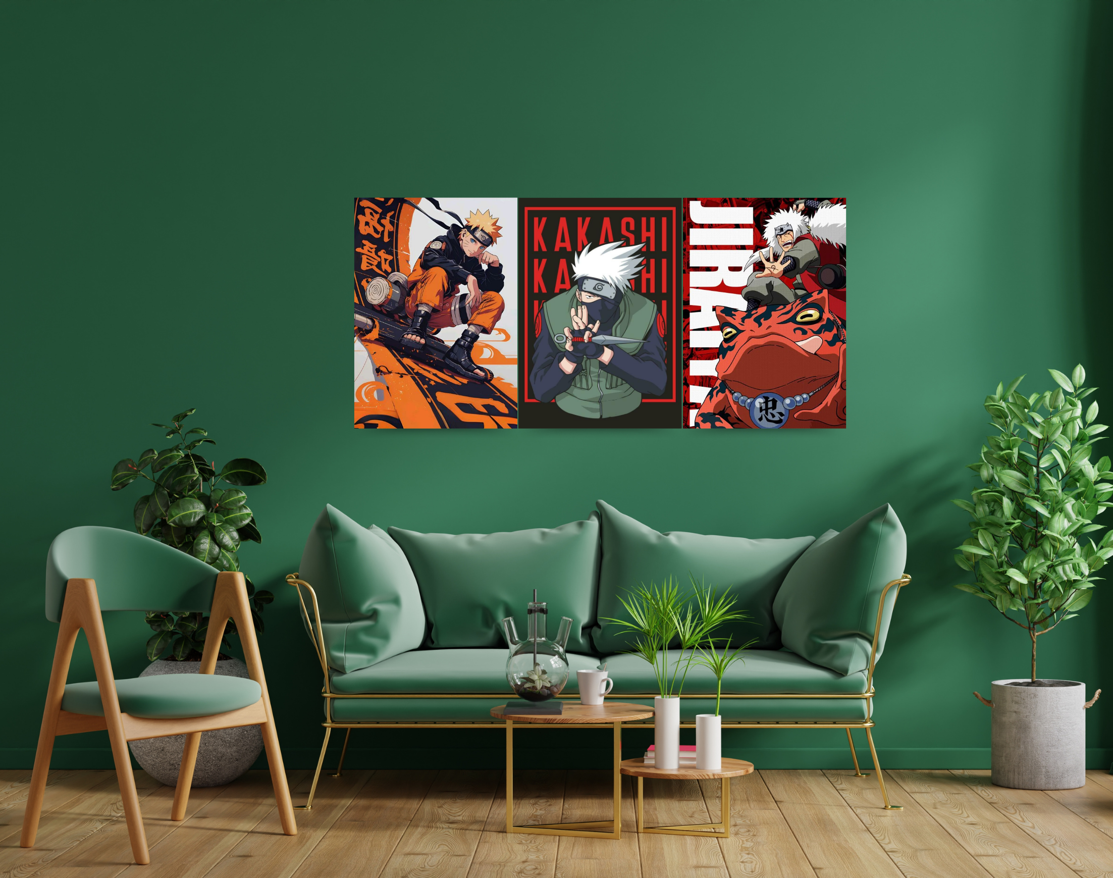"THE LEGENDS OF NARUTO: ANIME"- Shiny & Sturdy Metallic Poster Art That Pops & Sticks