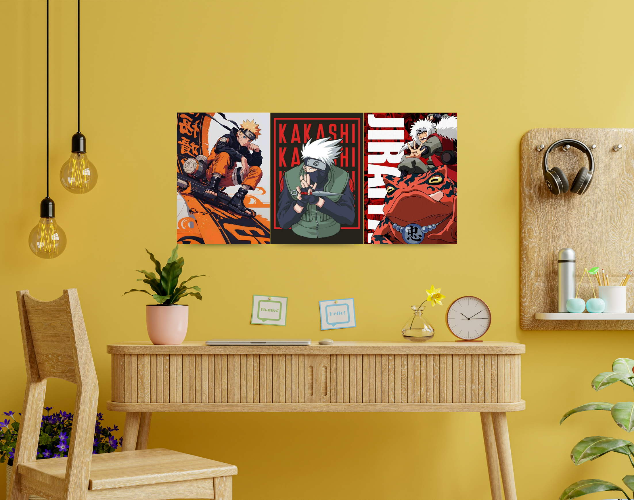 "THE LEGENDS OF NARUTO: ANIME"- Shiny & Sturdy Metallic Poster Art That Pops & Sticks